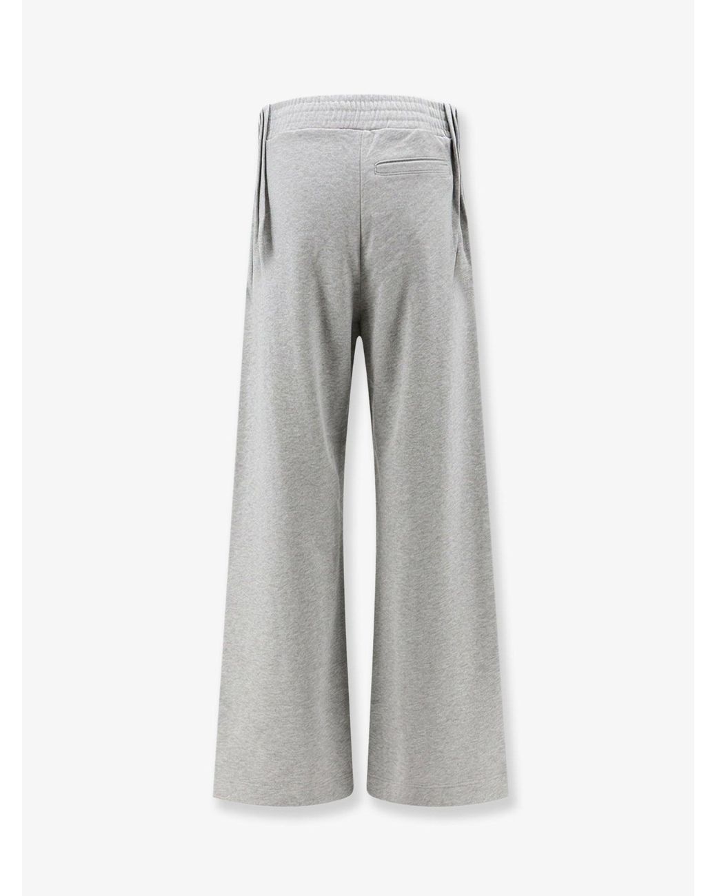 Dries Van Noten Gray Hamesa Bis Cotton Trousers