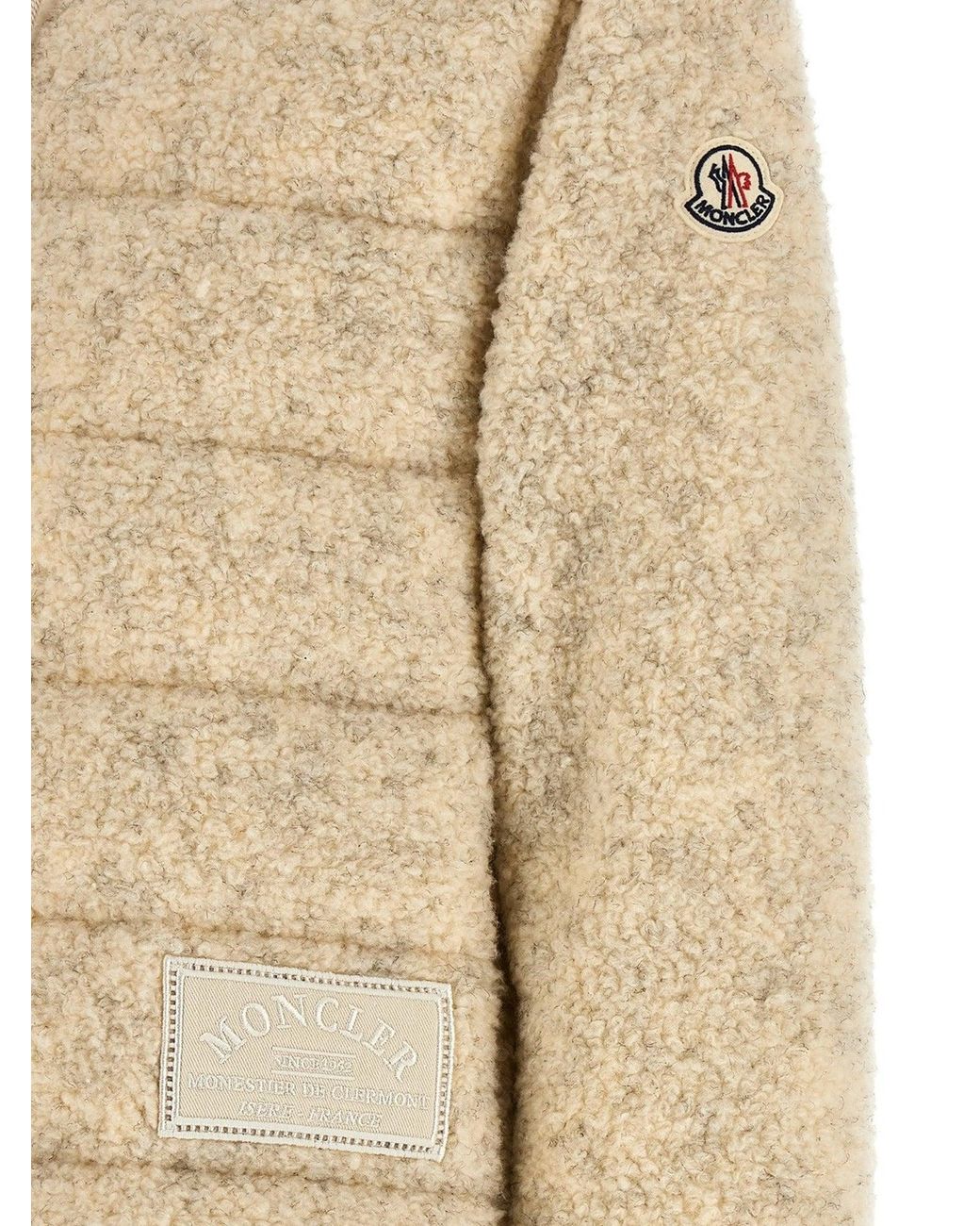 Moncler Natural Jacket/Cardigan With Zip And Hood