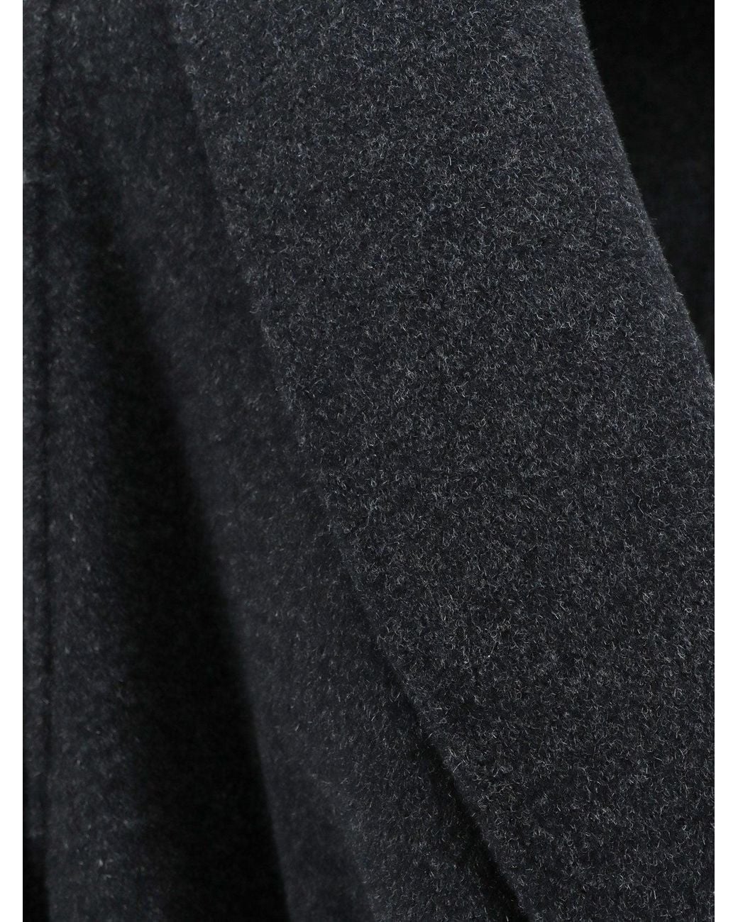 Hevò Black Alliste Wool Coat