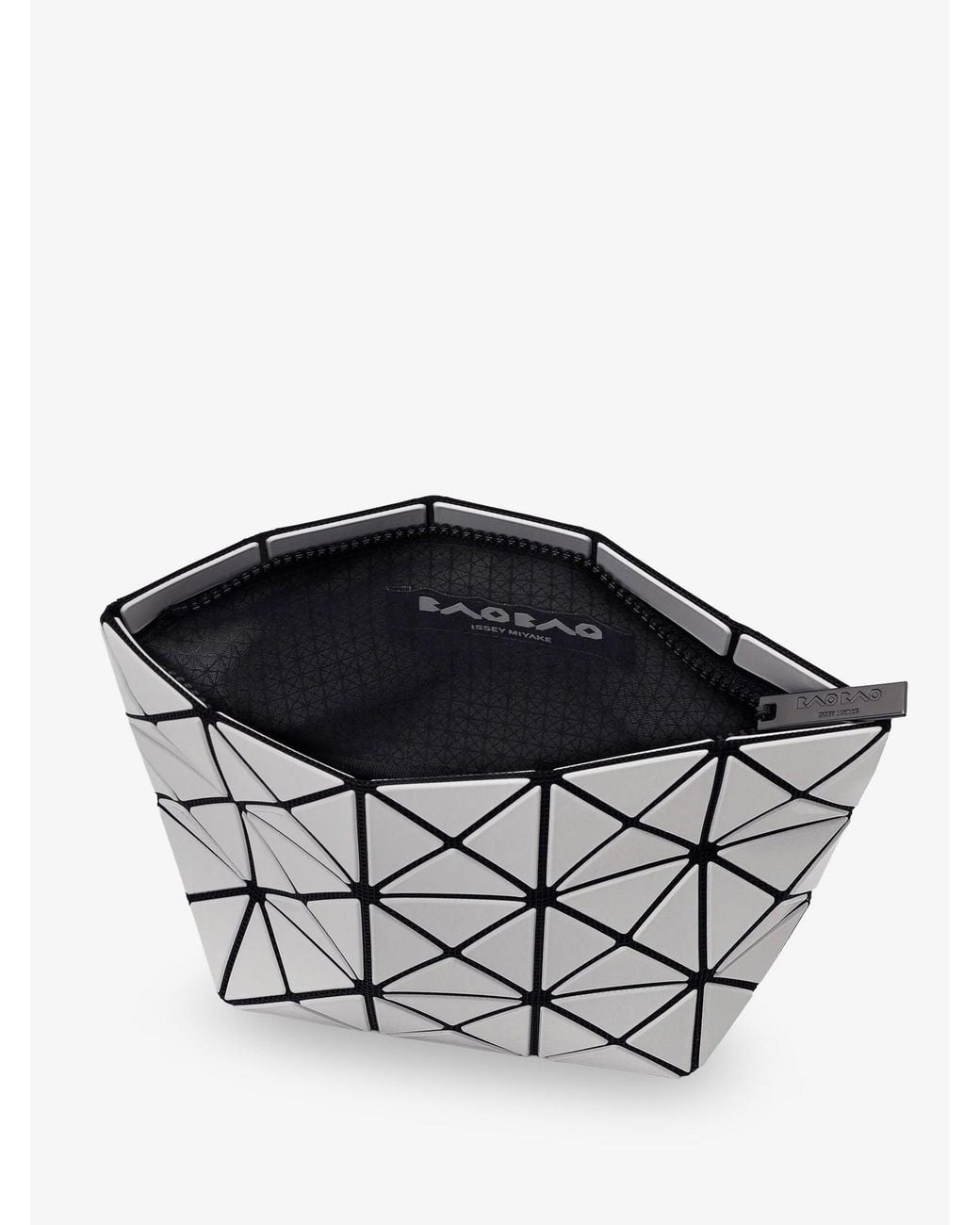 Issey Miyake White Prism Pvc Clutch Bag