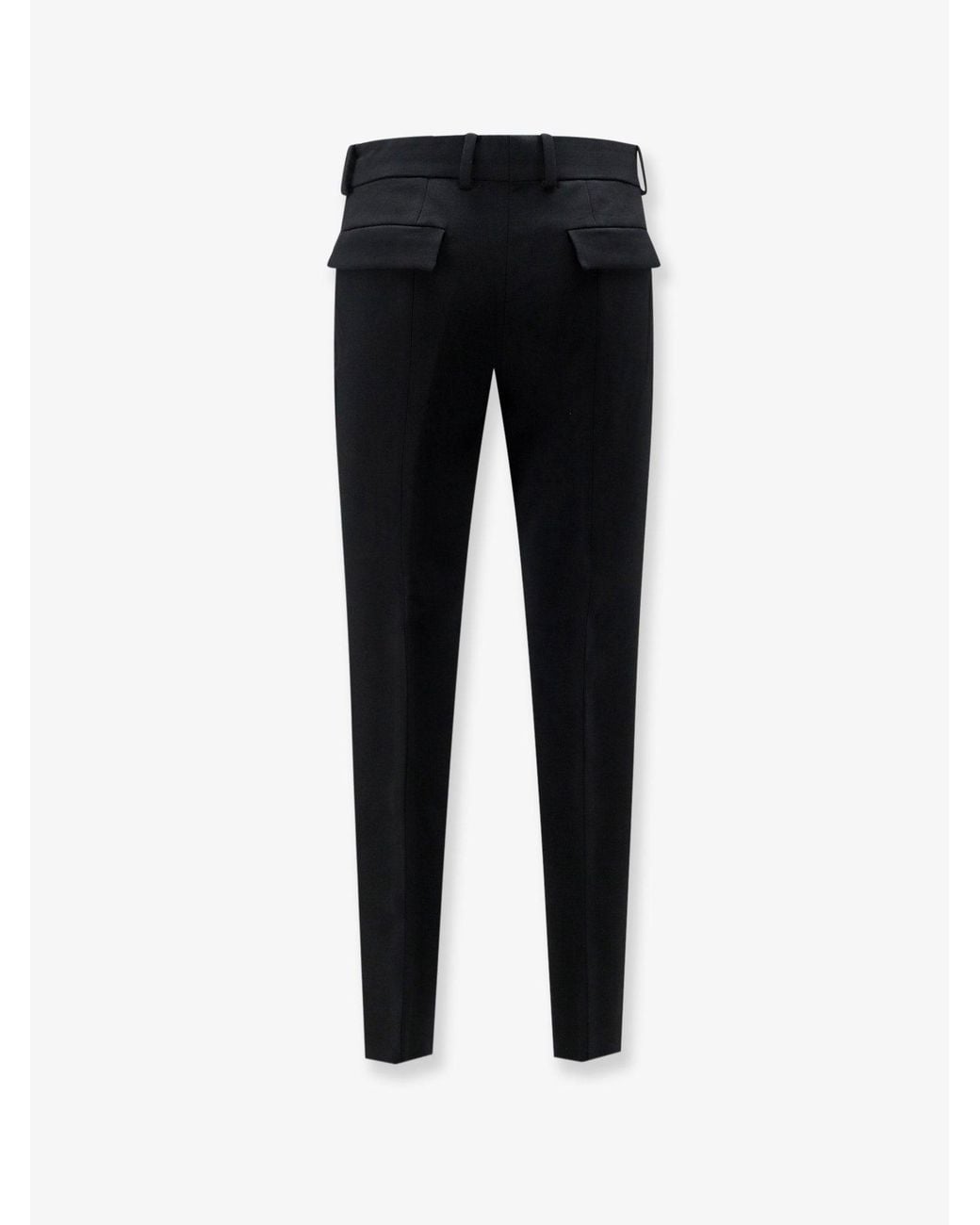 Totême Black Virgin Wool Blend Trousers