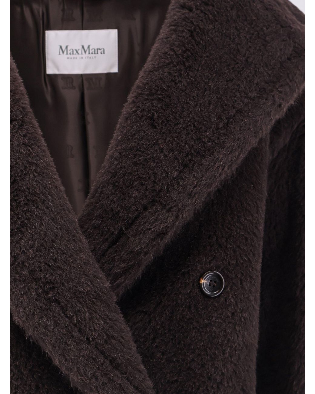 Max Mara Black Mxmalcuno Alpaca, Virgin Wool And Silk Jacket