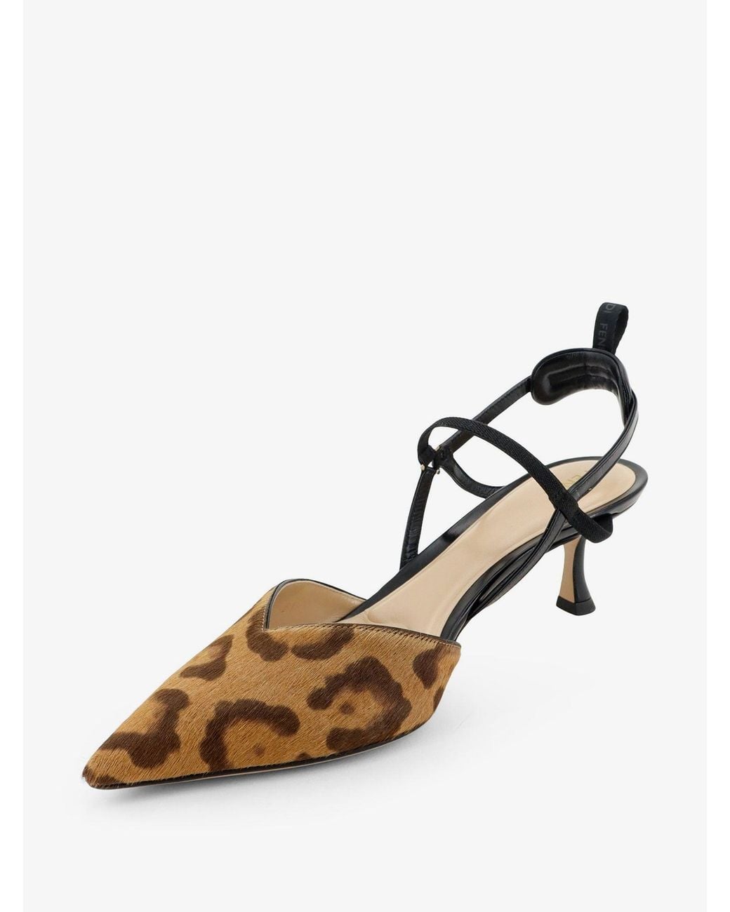 Fendi White Very Colibrì Pony Skin Pumps