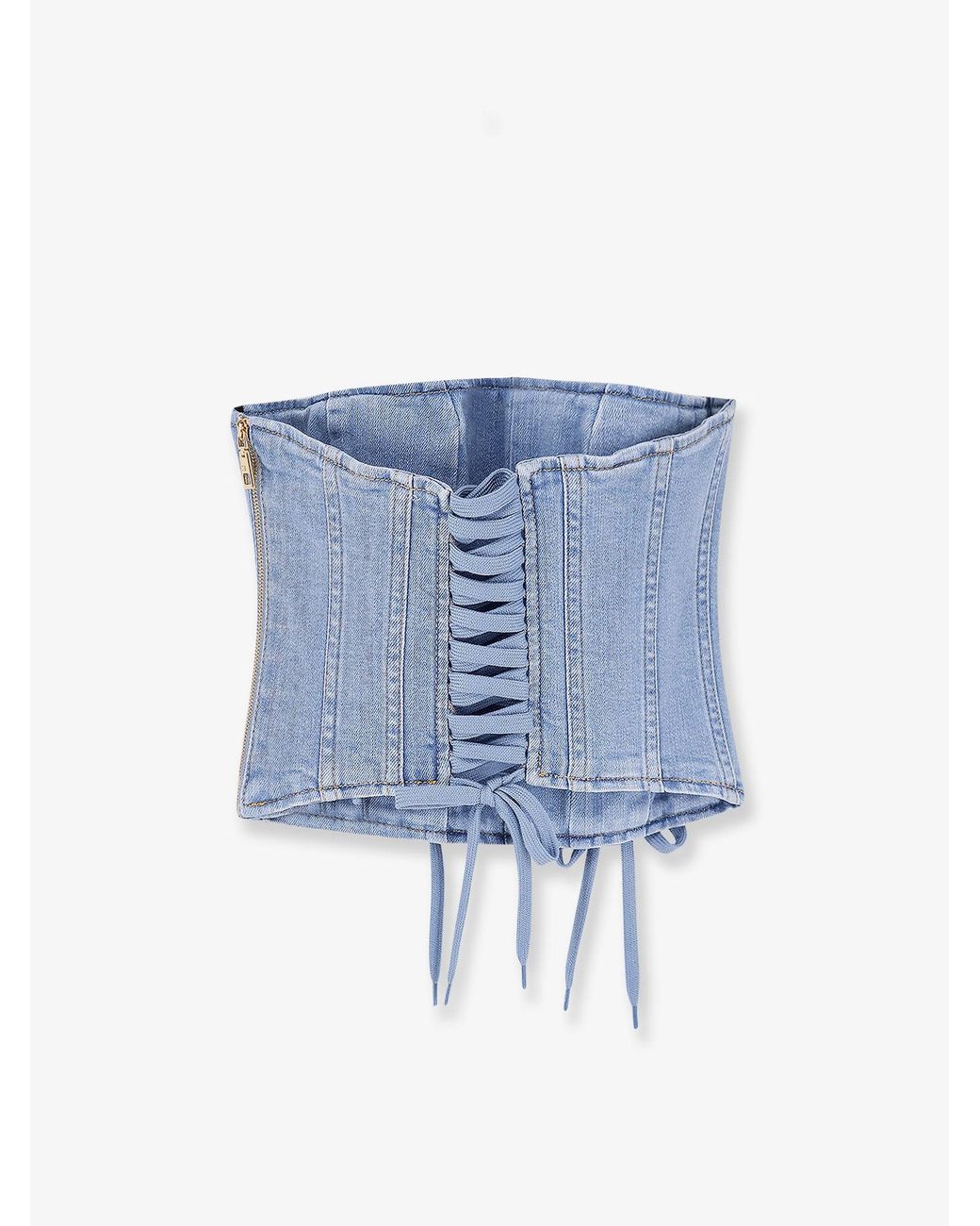 Elisabetta Franchi Blue Mini Elegant Top