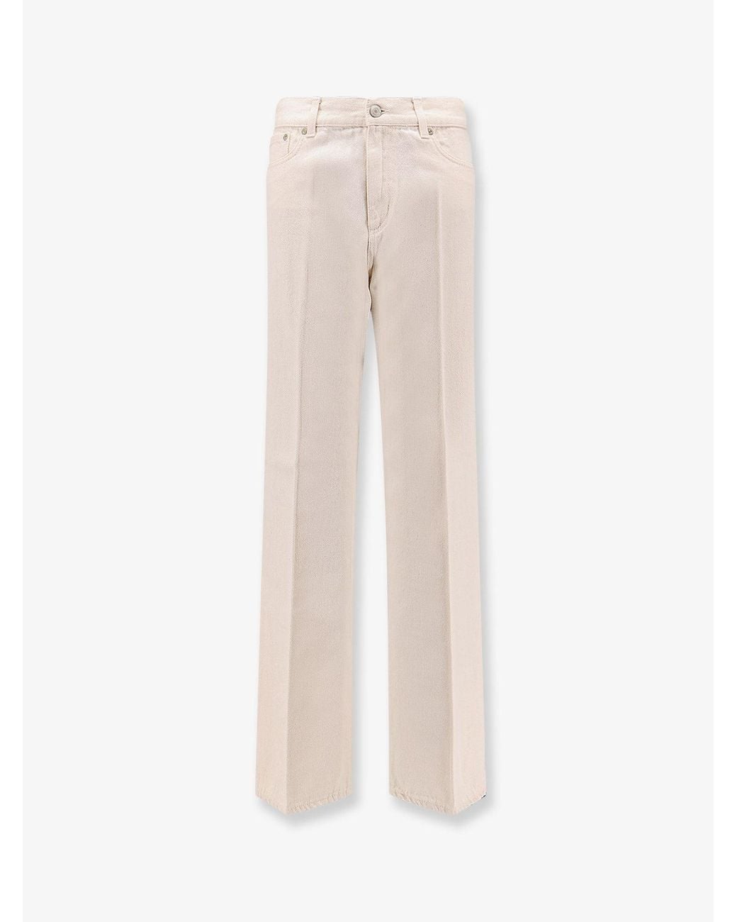Seafarer White Cotton Trousers