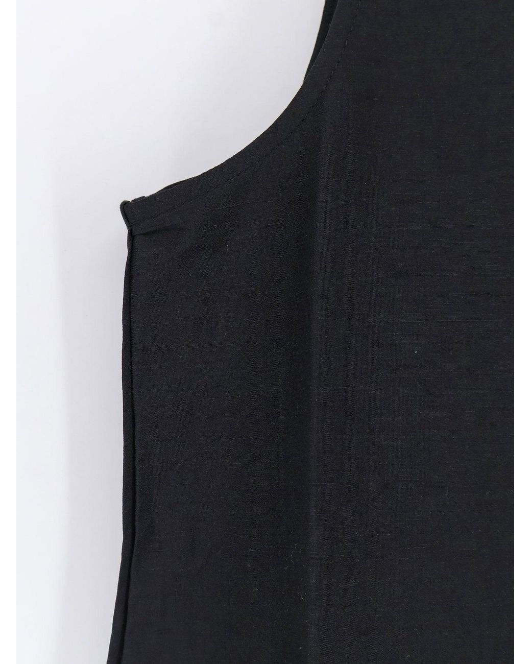 Rohe Blue Hourglass Linen And Silk Blend Long Dress