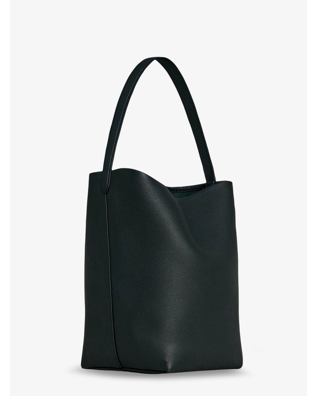 The Row Black Park Medium Leather Bag