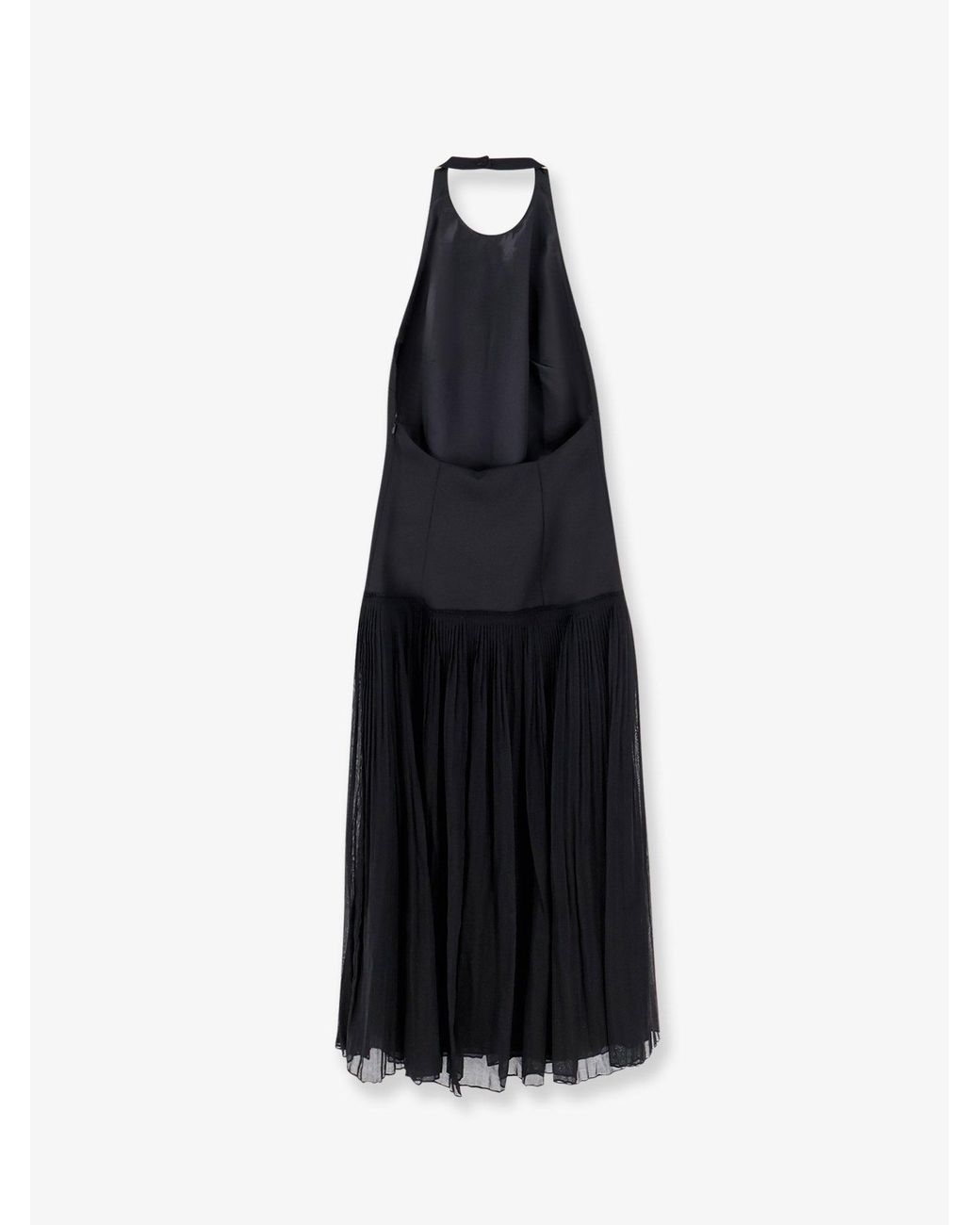 Rohe Black Pleated Long Dress