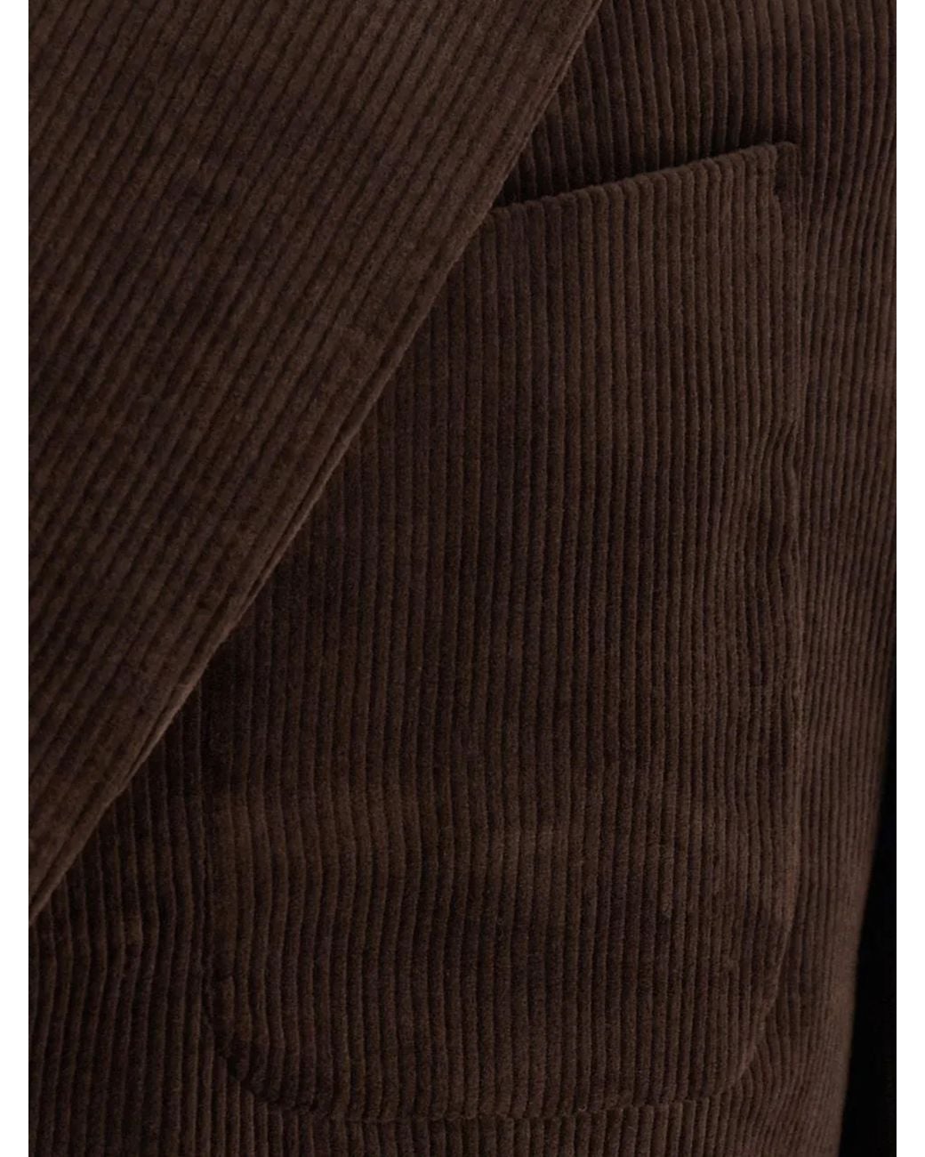 TONYWACK Black Tailored Single-Breasted Corduroy Blazer for men