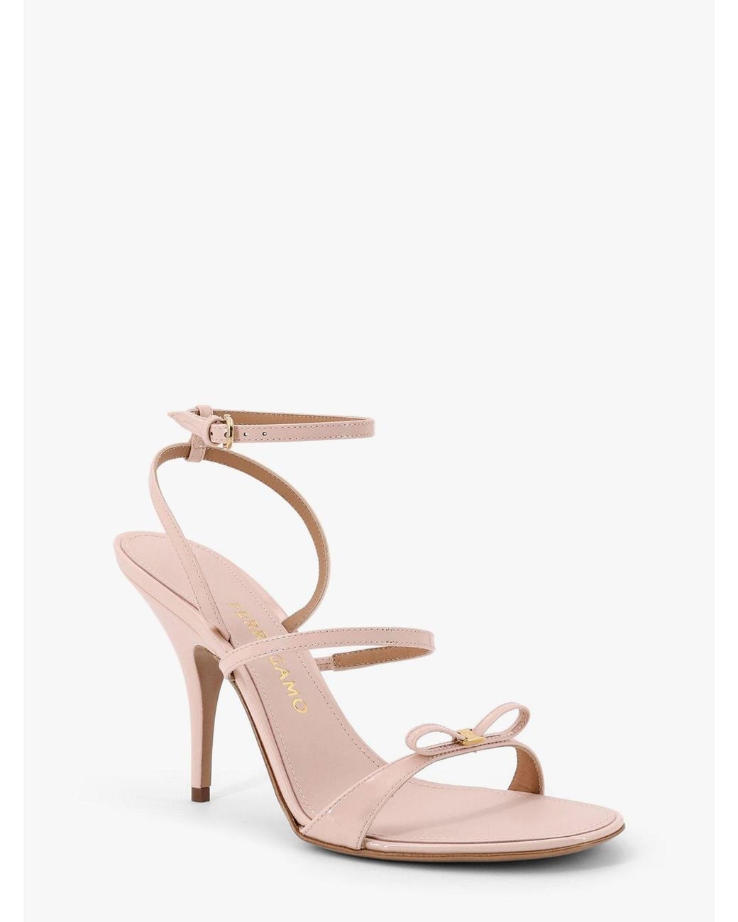 Ferragamo White Sandals Pelle