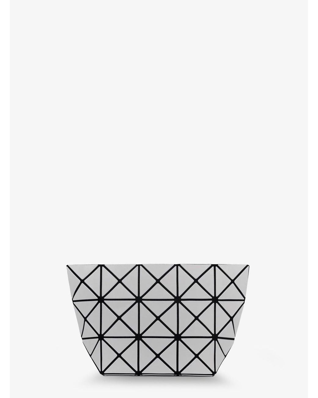 Issey Miyake White Prism Pvc Clutch Bag