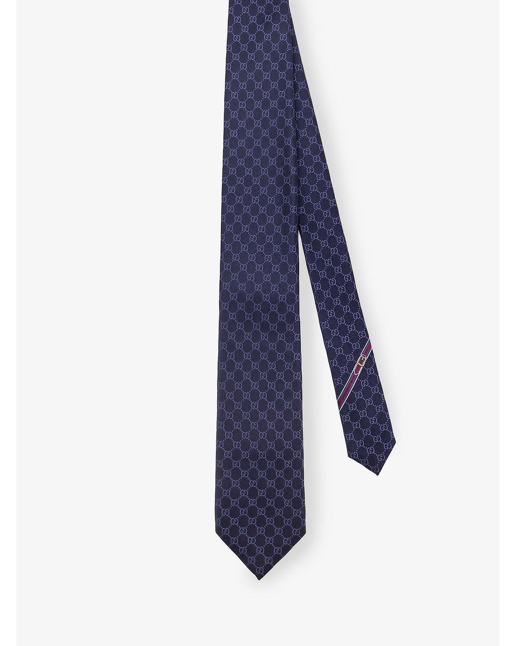 Gucci Blue Fedra Silk Tie for men