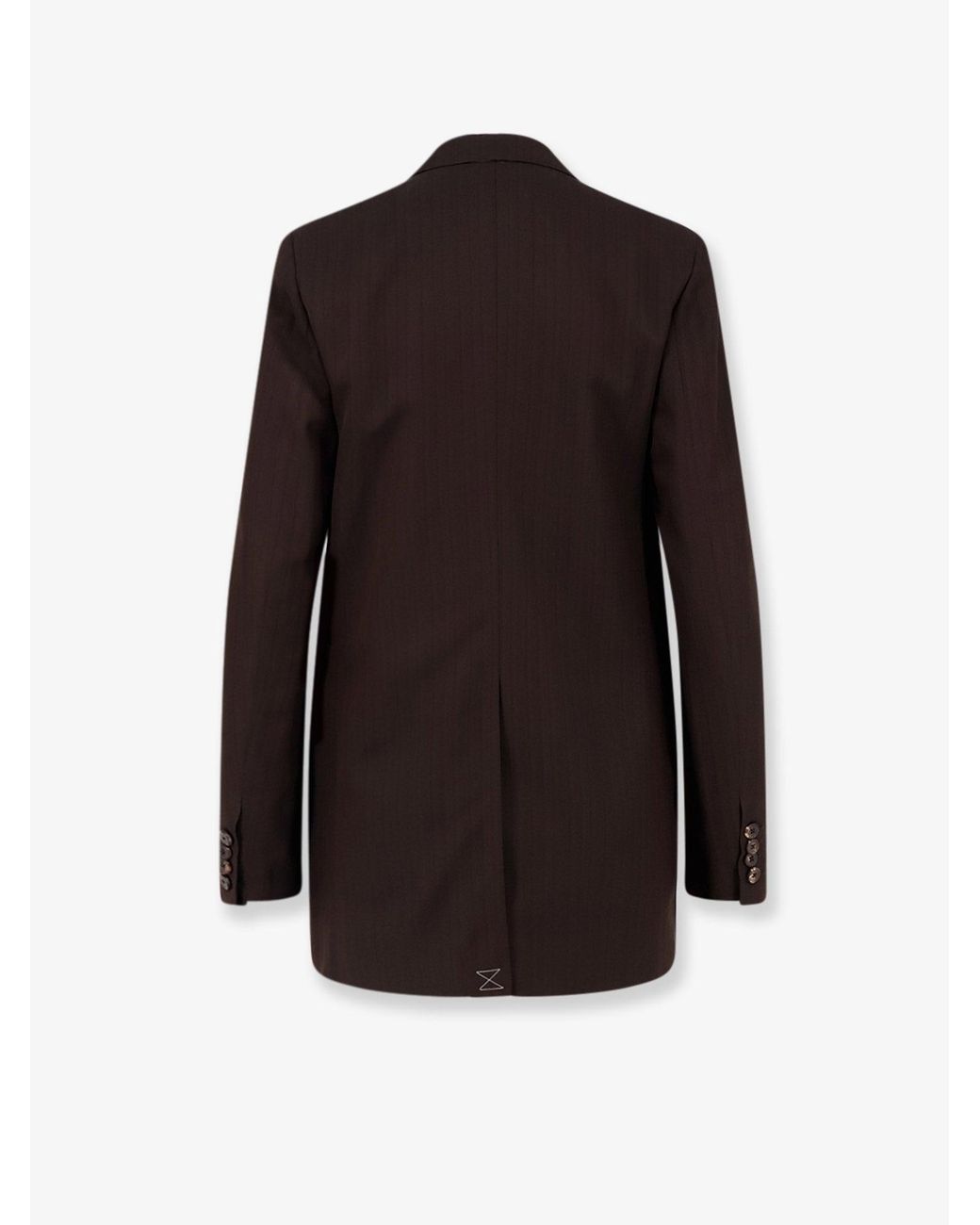 Dries Van Noten Blue Voles Striped Viscose Blazer