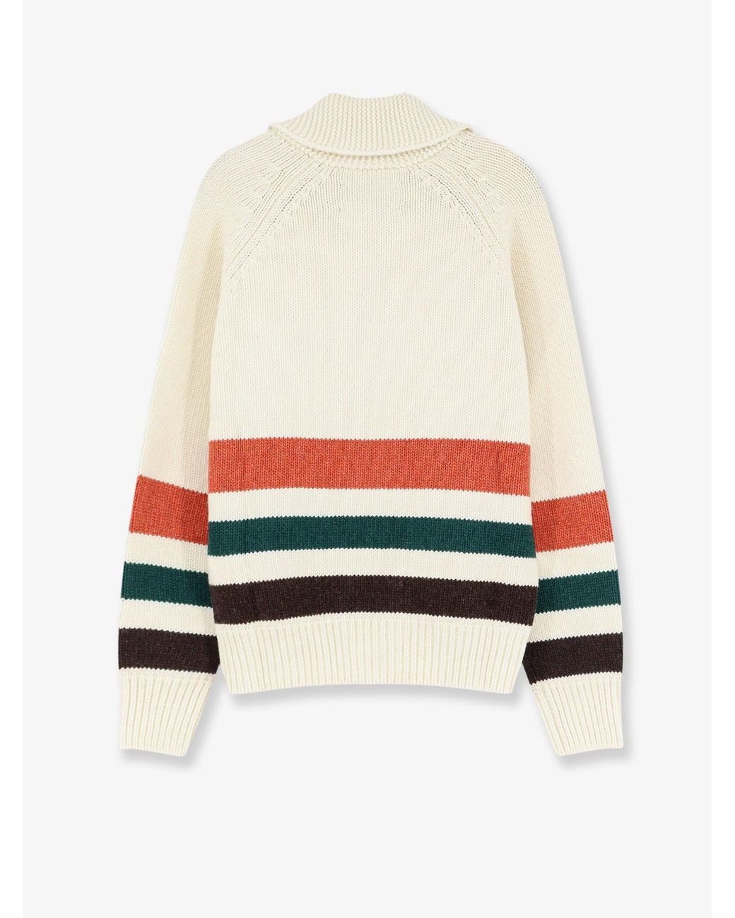 Sebago White Dyer Bay Wool Blend Cardigan for men