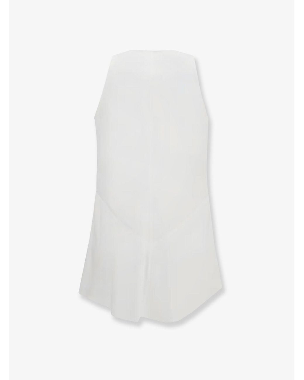 Brunello Cucinelli White Cotton And Silk Top