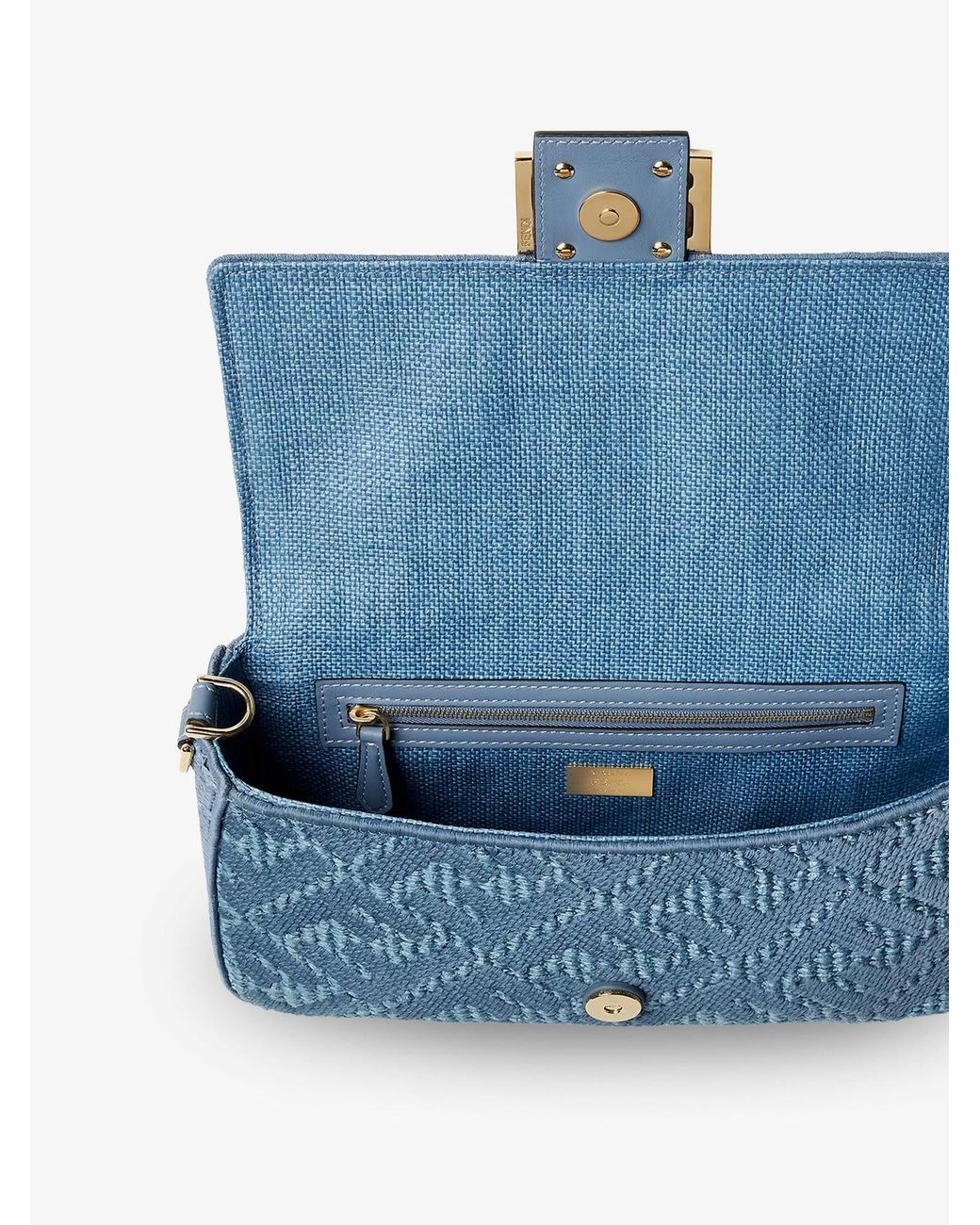 Fendi Blue Baguetteâ Handbag