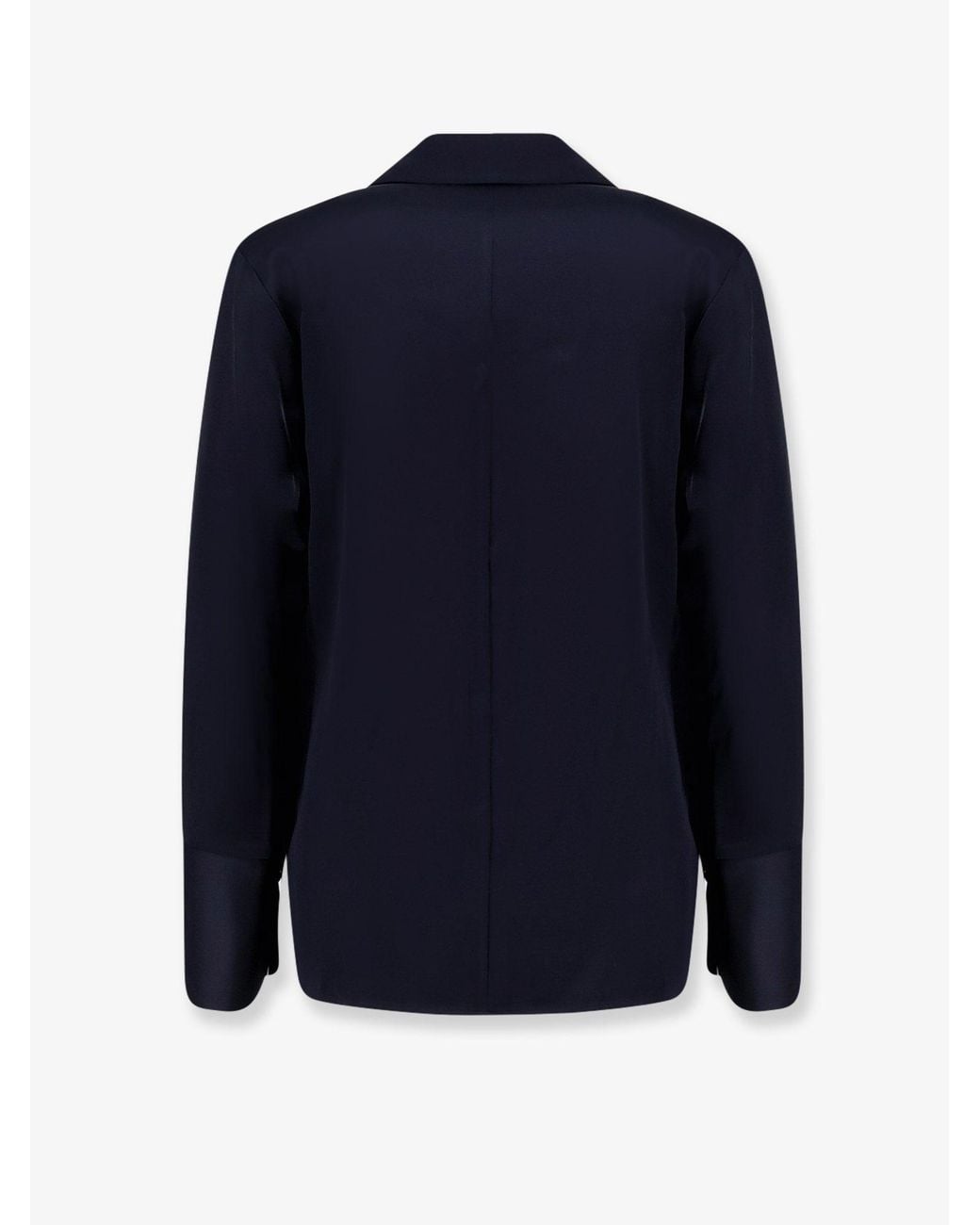 Semicouture Blue Satin Shirt