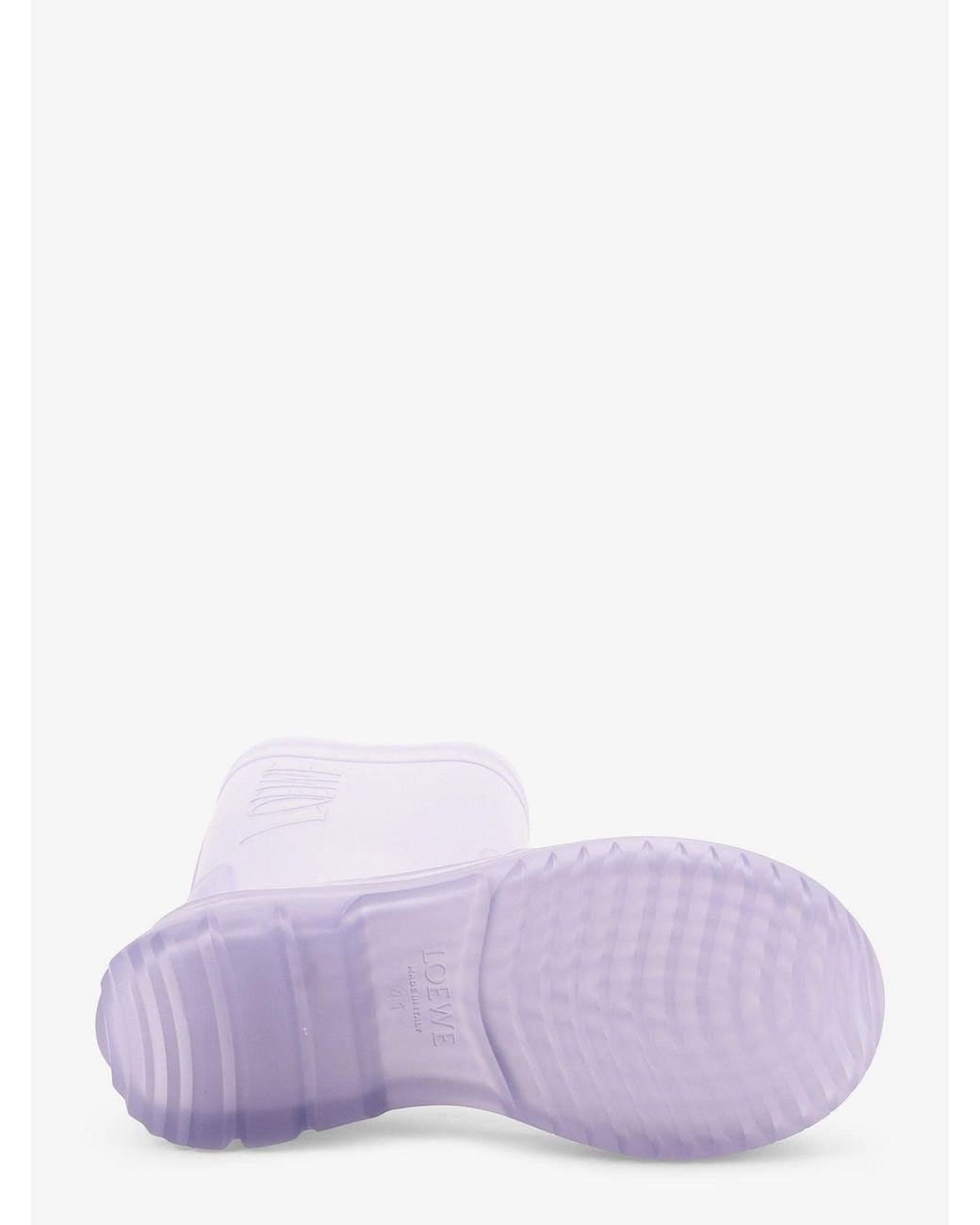 Loewe Purple Rubber Rain Boots