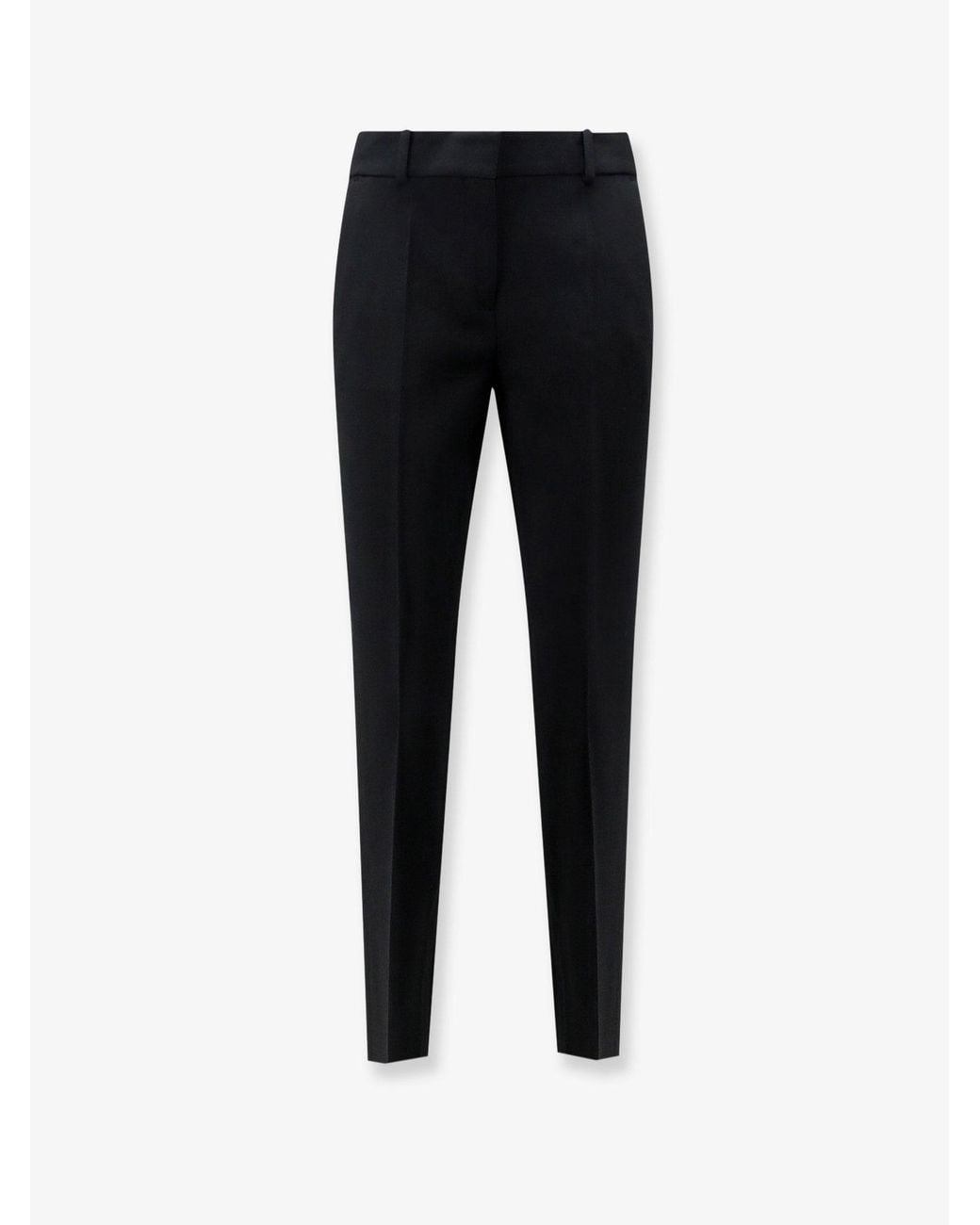 Totême Black Virgin Wool Blend Trousers