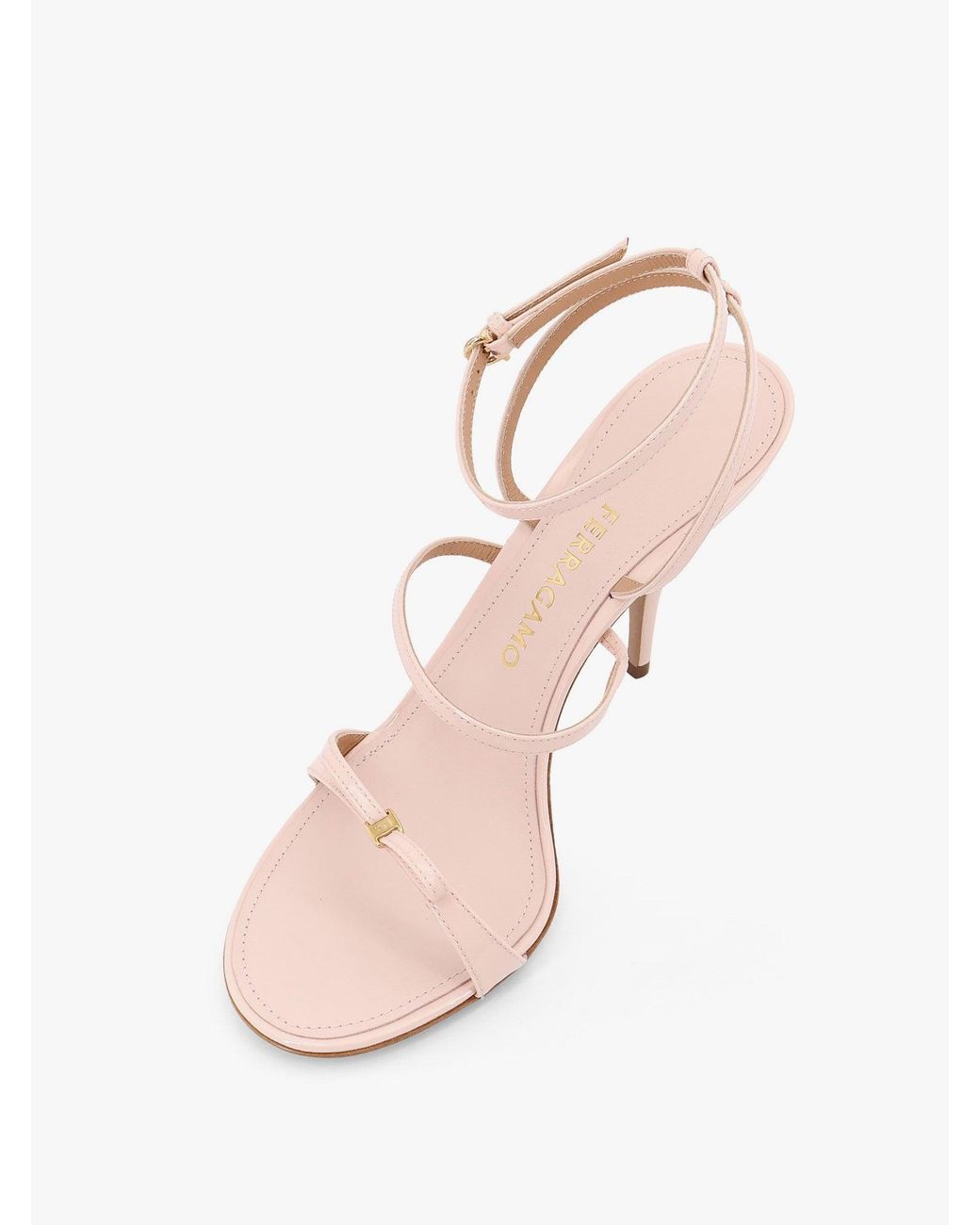 Ferragamo White Sandals Pelle