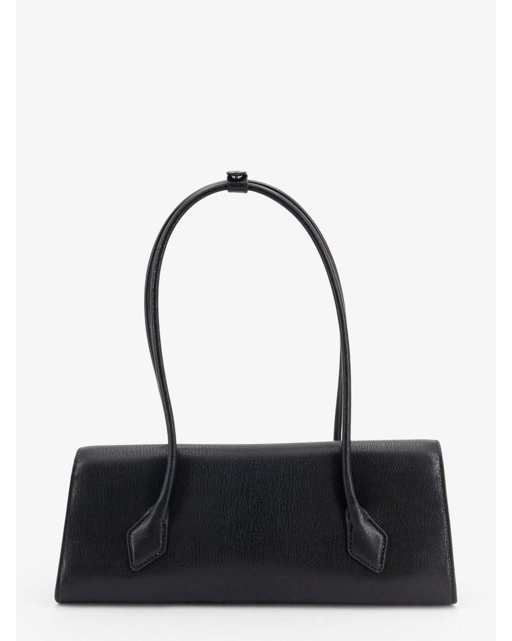 Alaïa Black Le Teckel Flap Leather Handbag
