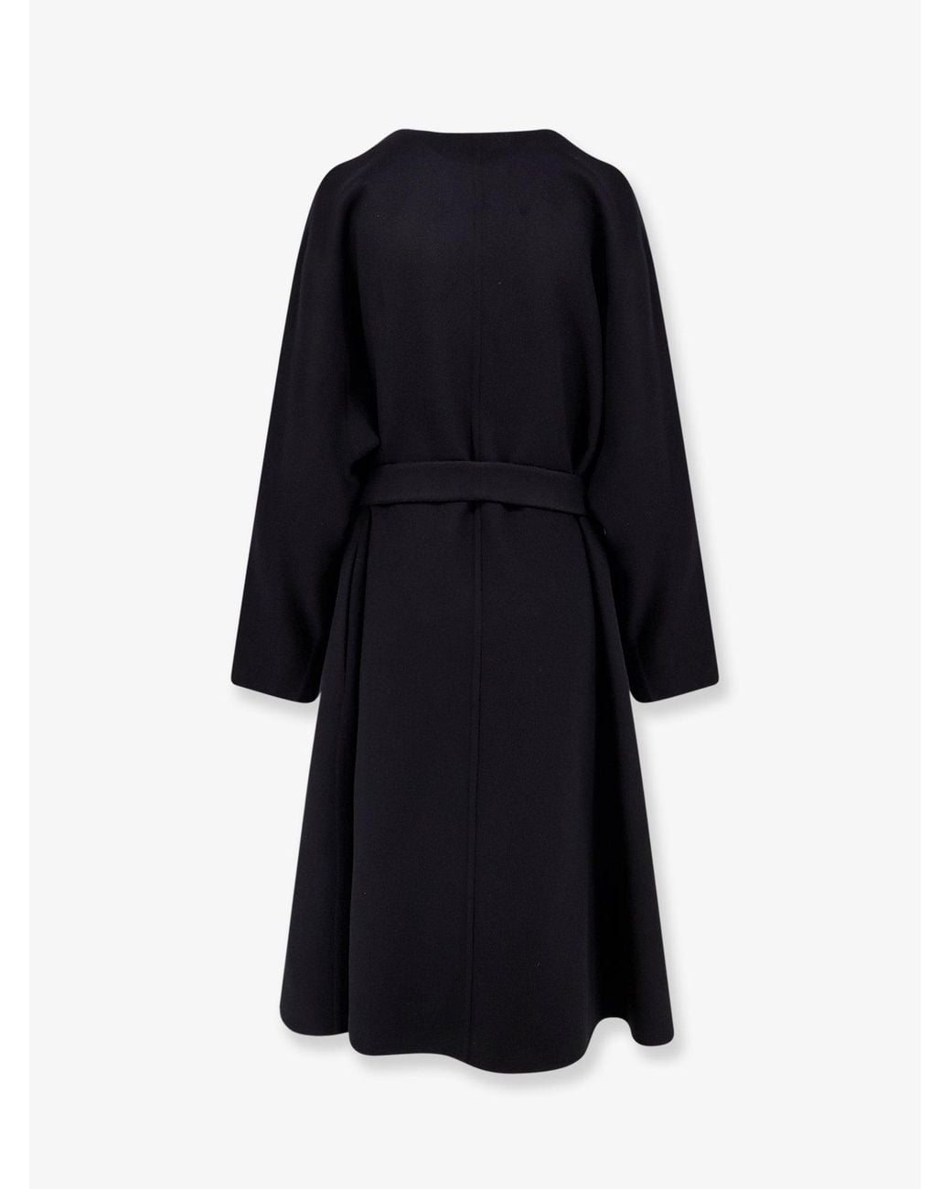 Gucci Black Wool And Silk Blend Coat