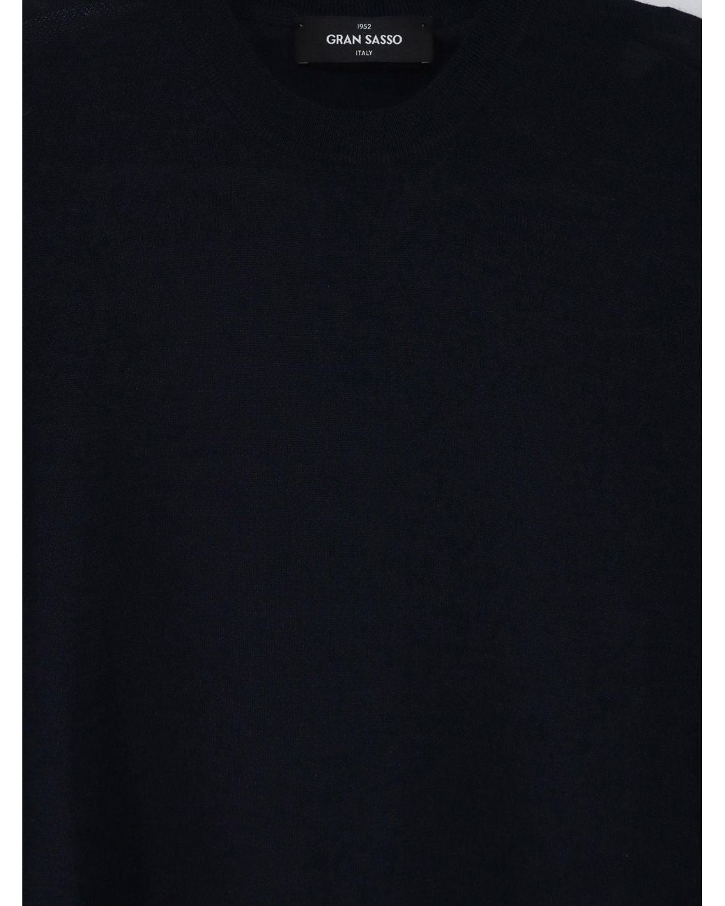 Gran Sasso Blue Virgin Wool, Cashmere, And Silk Blend Sweater for men