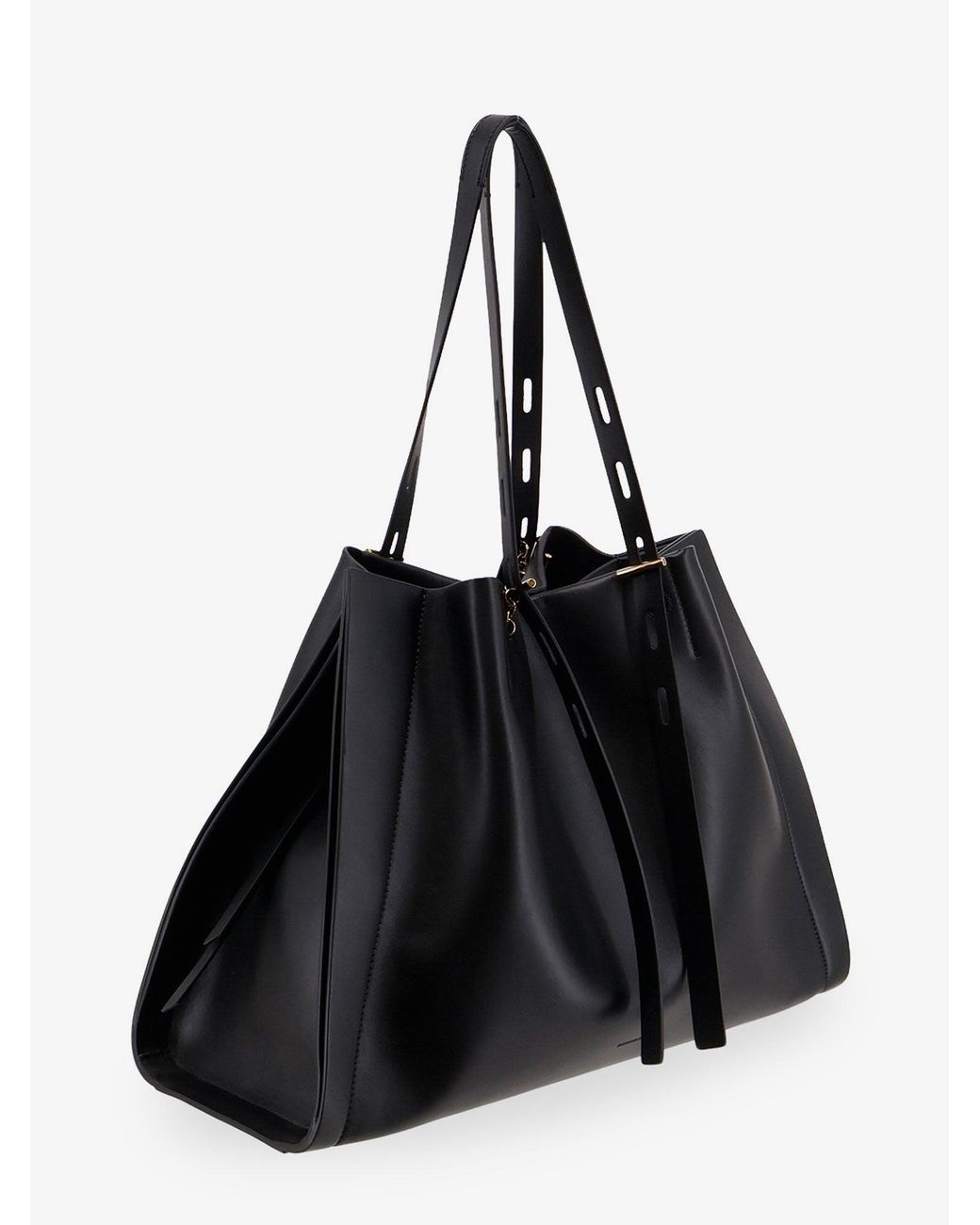 MINOBOSSI Black Paula Leather Shoulder Bag