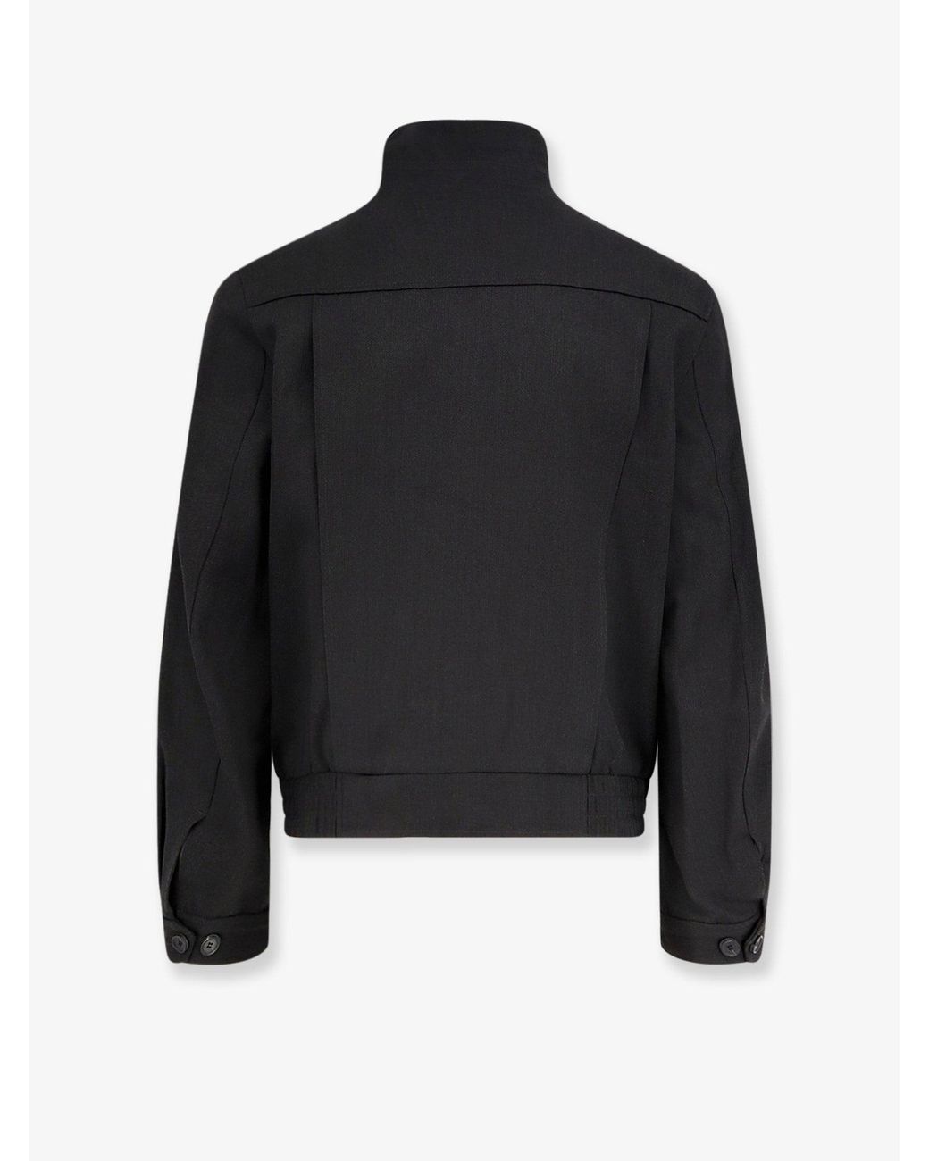 TONYWACK Black Wool Blend Jacket for men