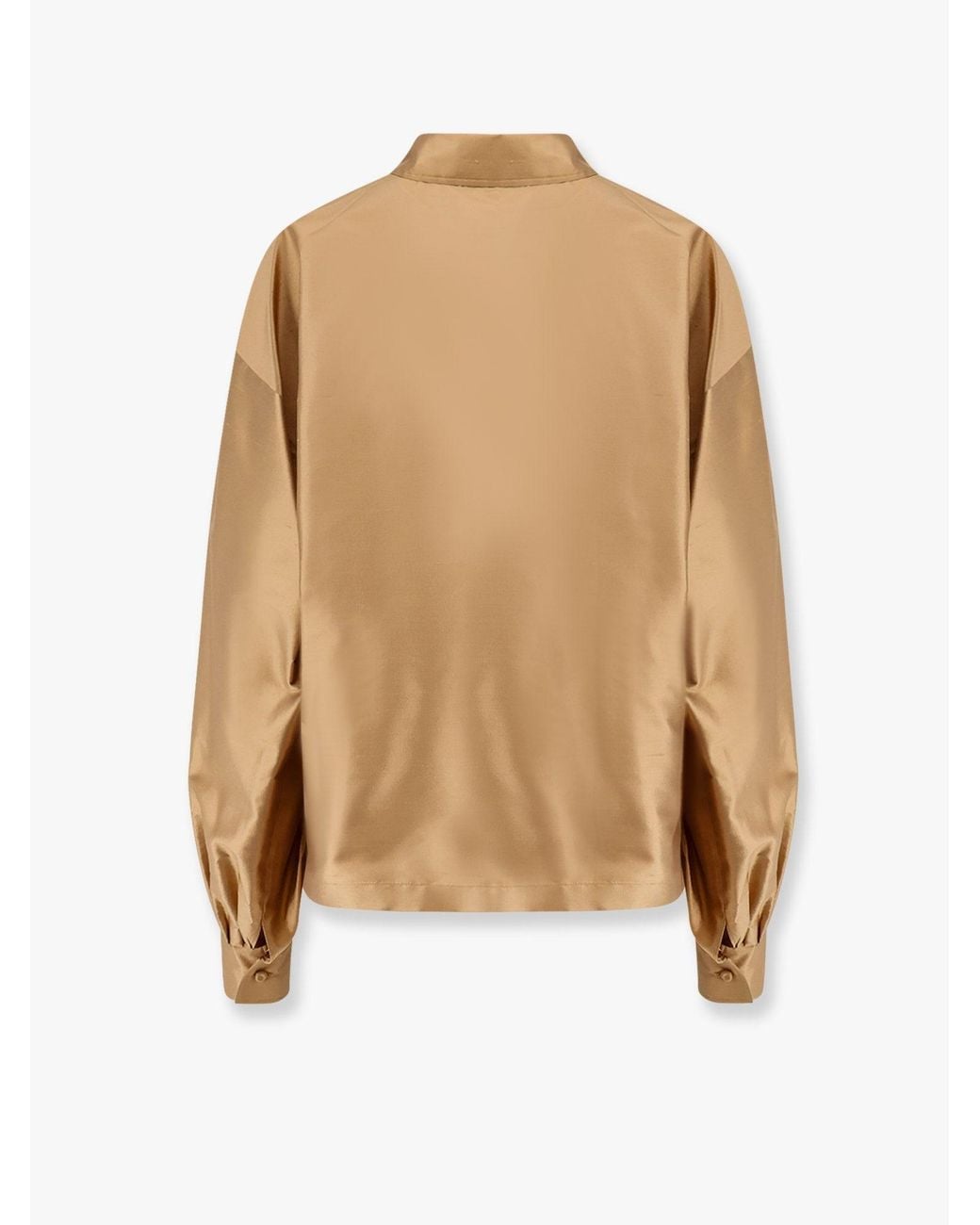 Max Mara Natural Scalata Shantung Shirt