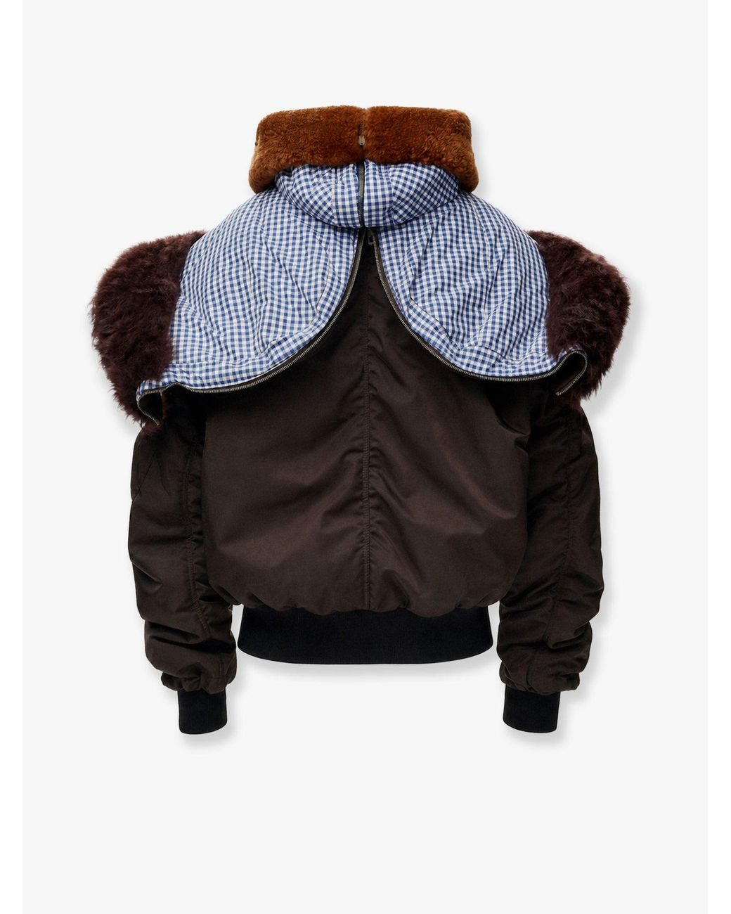 Loewe Black Technical Fabric Jacket With Double-Layer Structure