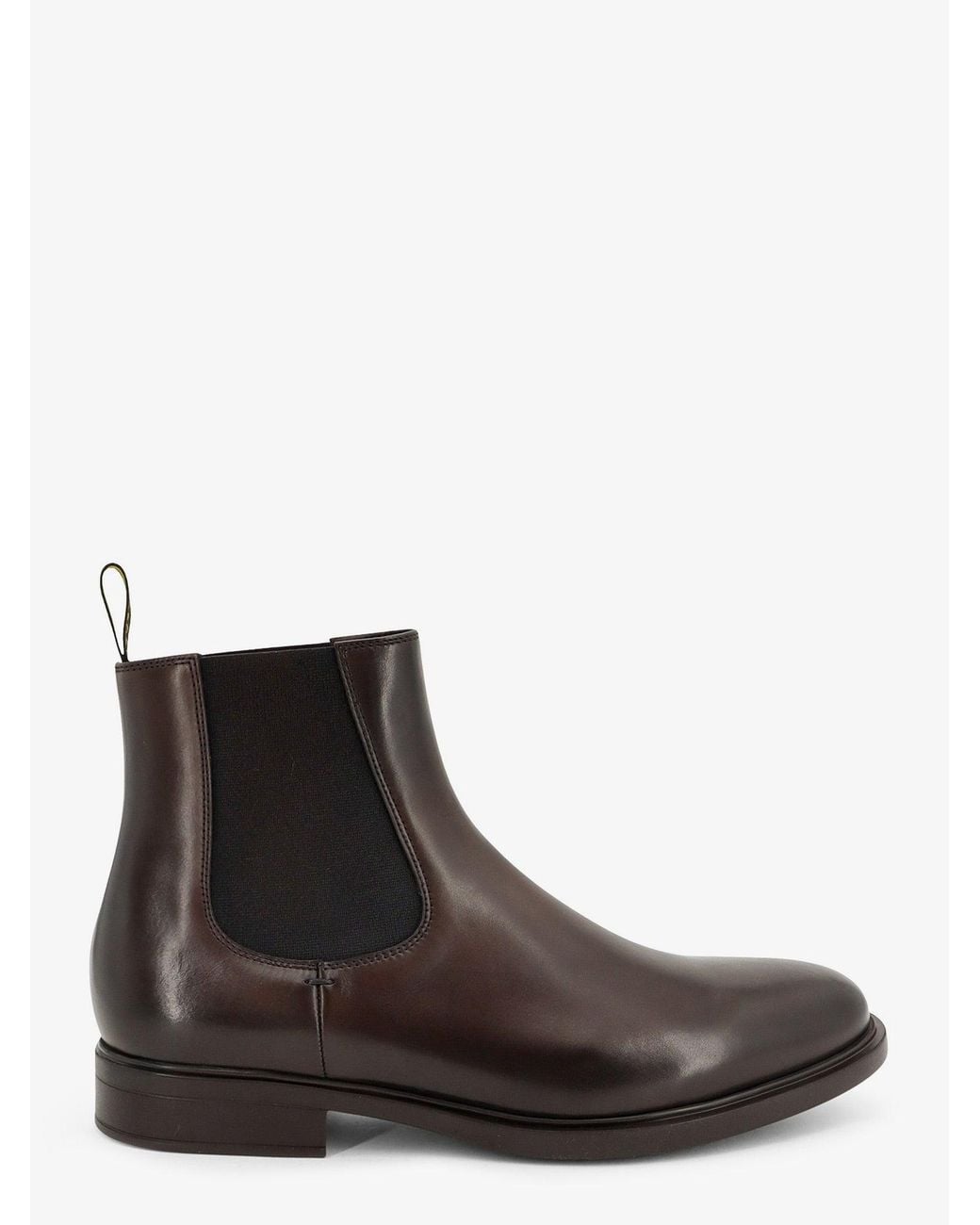 Doucal's Brown Leather Boots for men