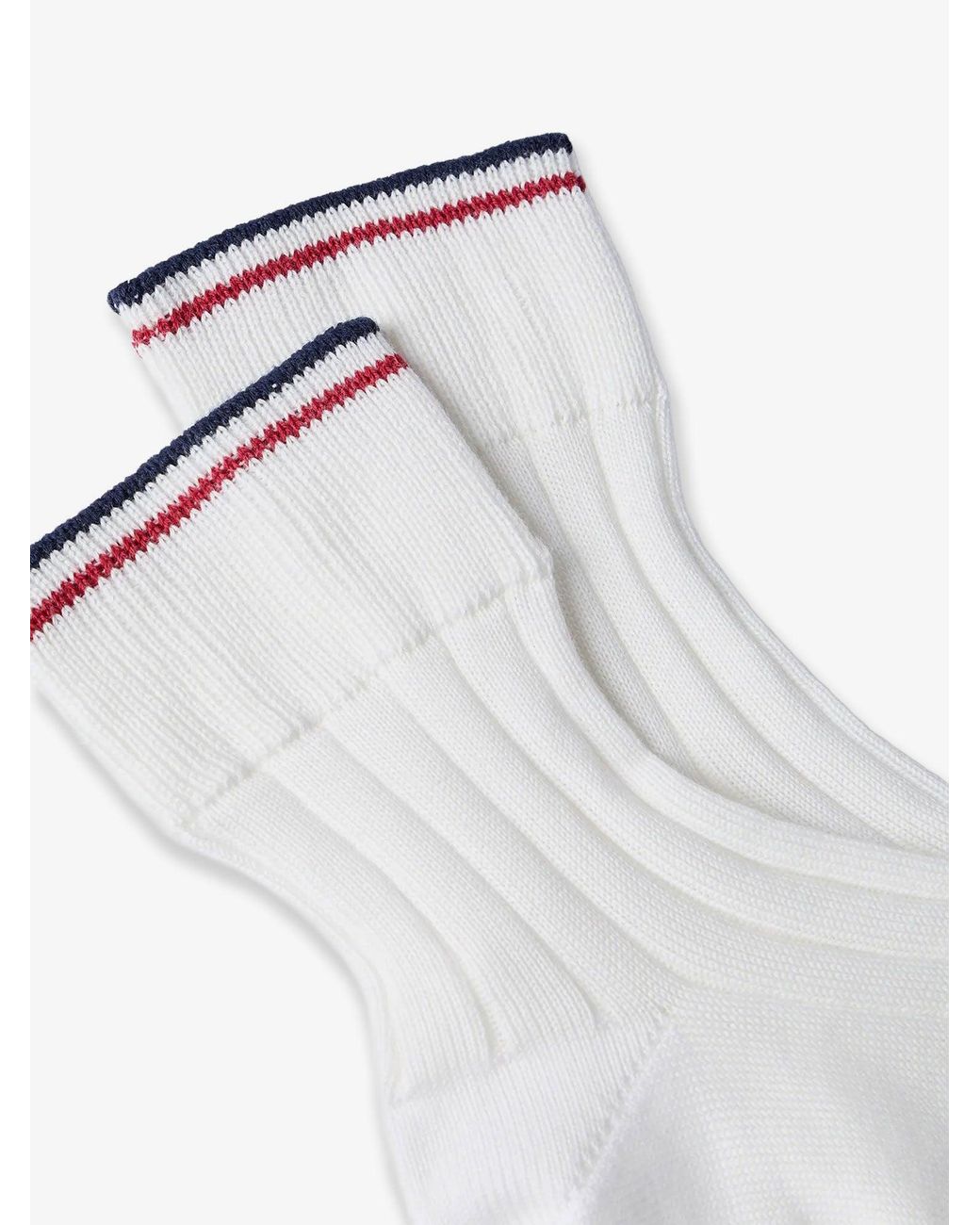 Brunello Cucinelli White Cotton Socks