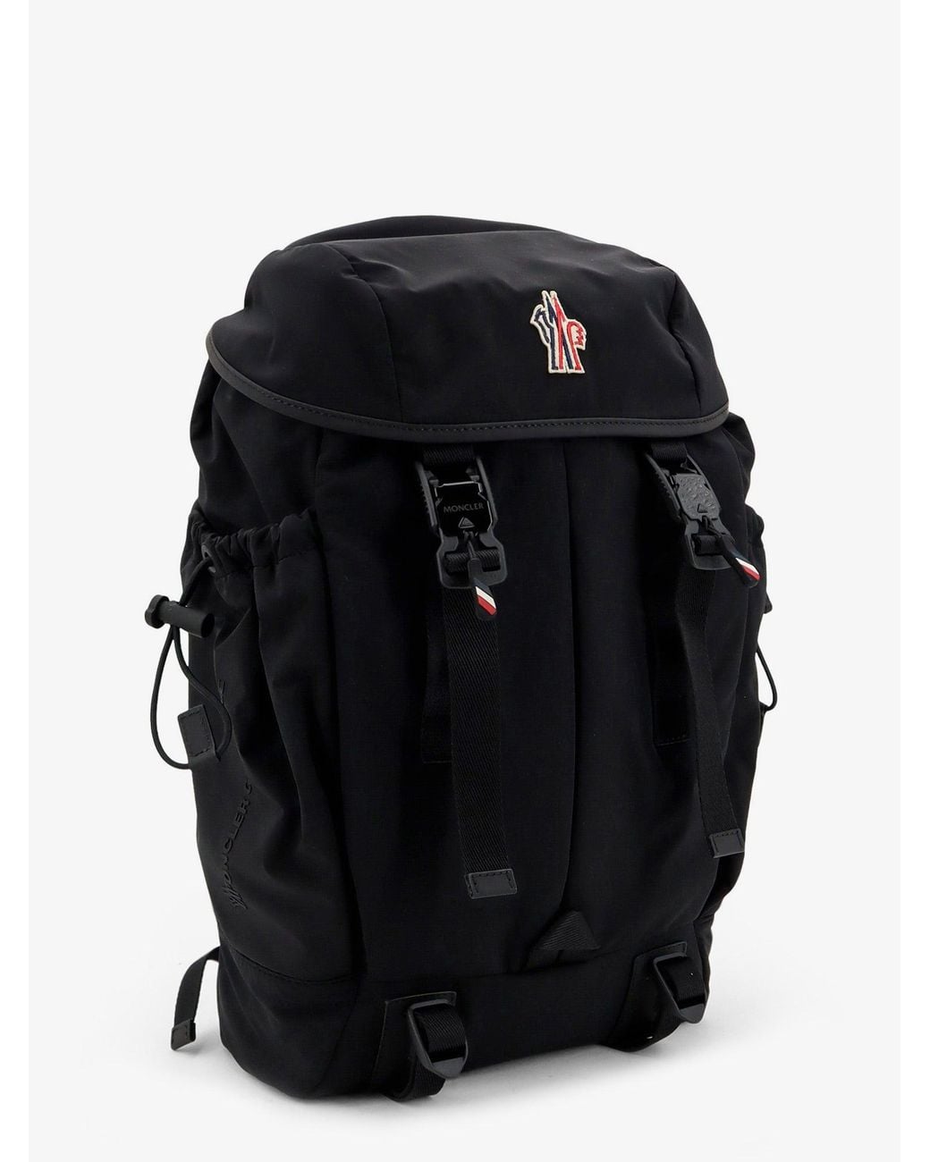 Moncler Black Nylon Backpack for men