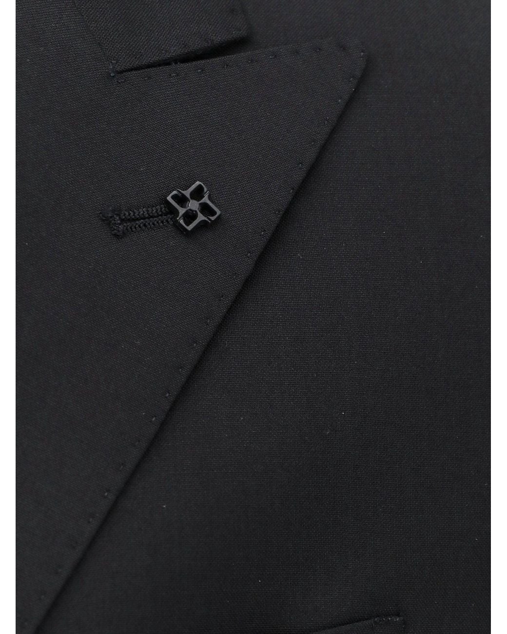 Tagliatore Blue Double-Breasted Virgin Wool Suit for men