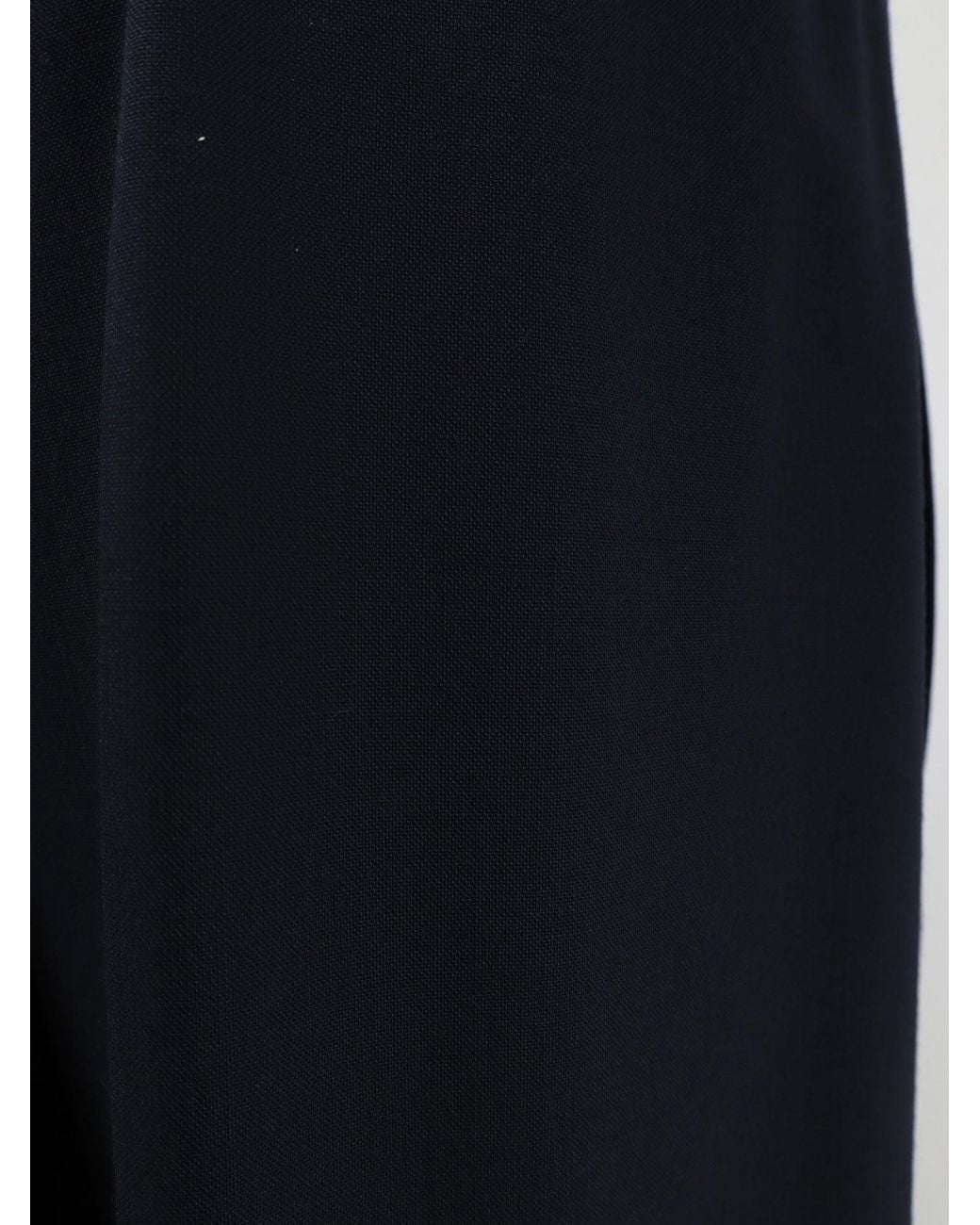 Semicouture Blue Virgin Wool Trousers
