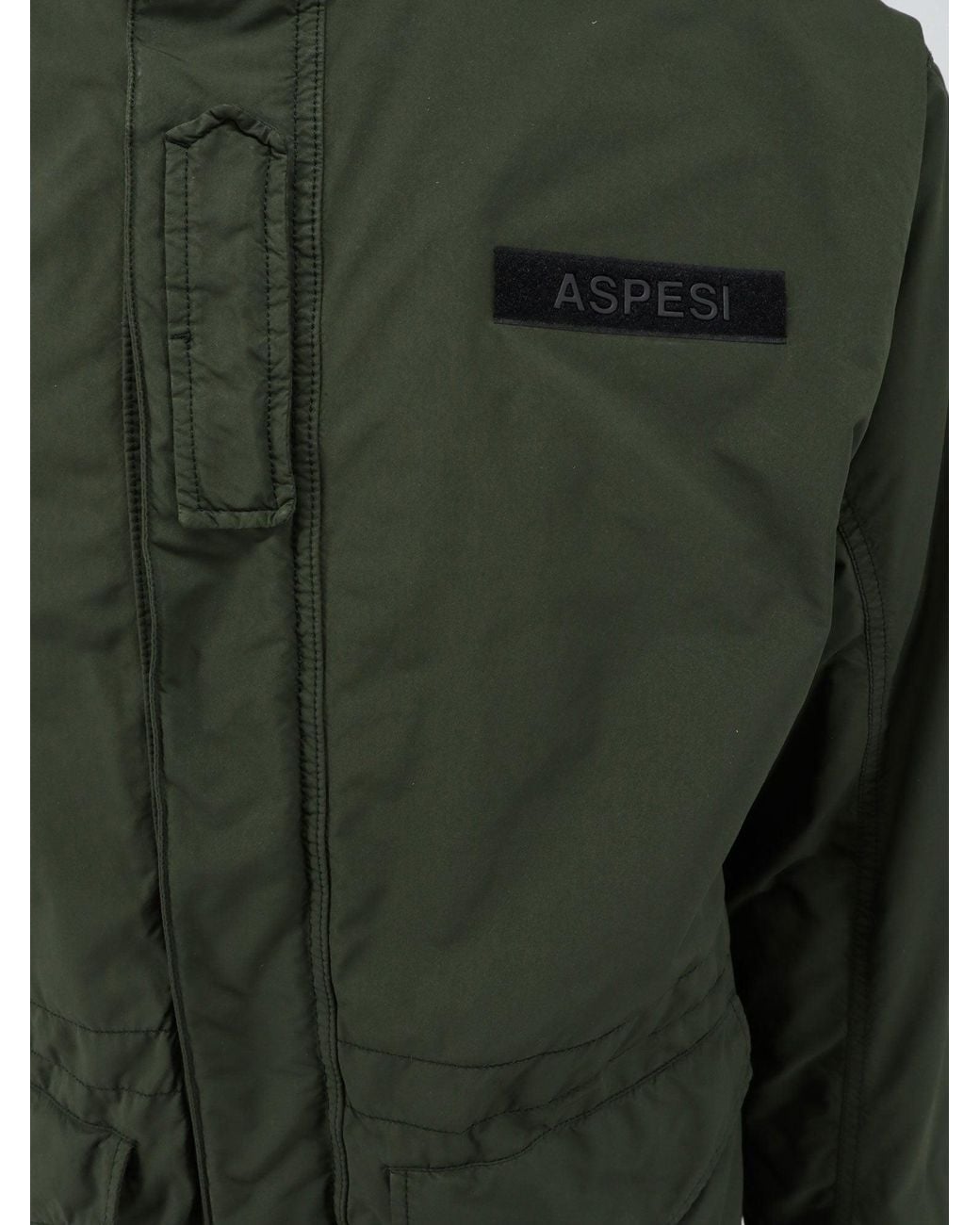 Aspesi Green Boom Winter Hooded Parka for men