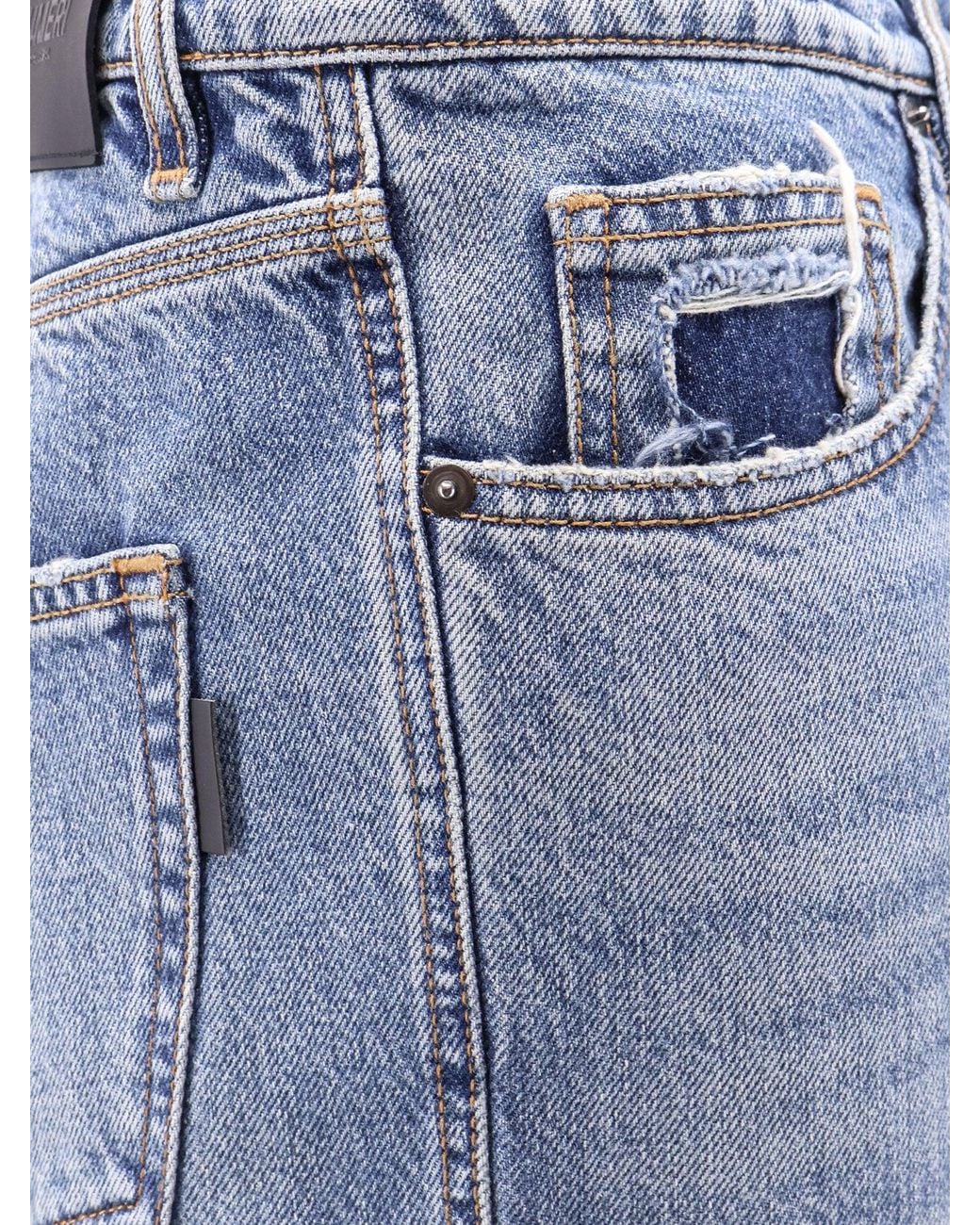 NUMERI 123456789 Blue Cotton Jeans for men