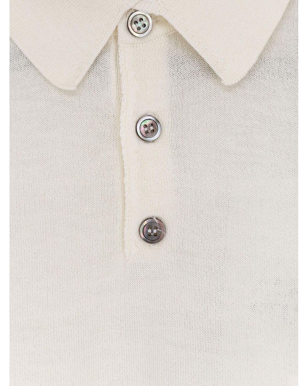 Polo di Alpha Studio in White da Uomo