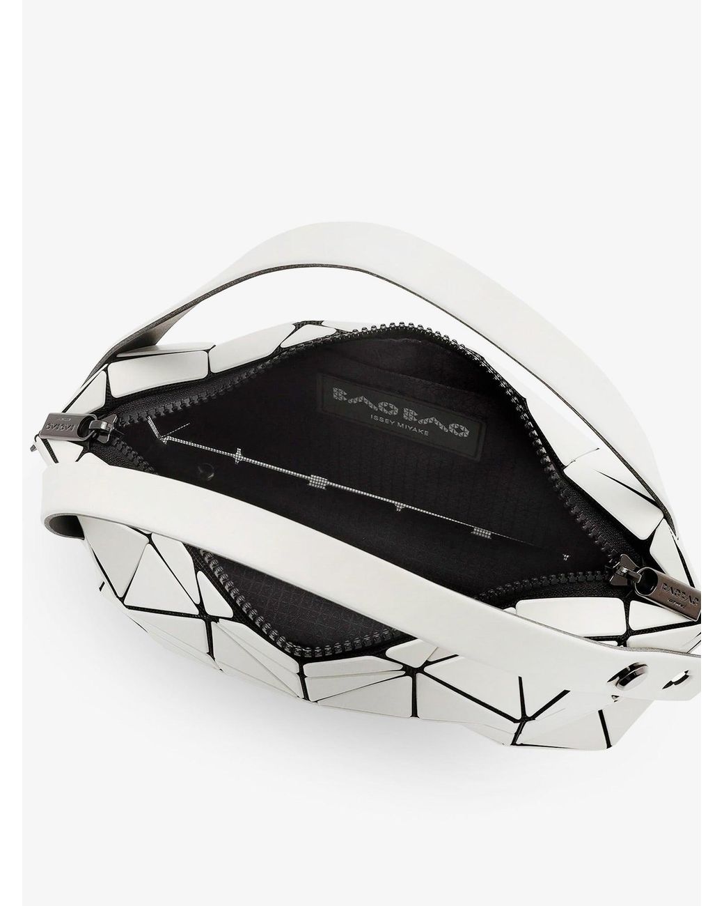 Issey Miyake White Boston Pvc Handbag