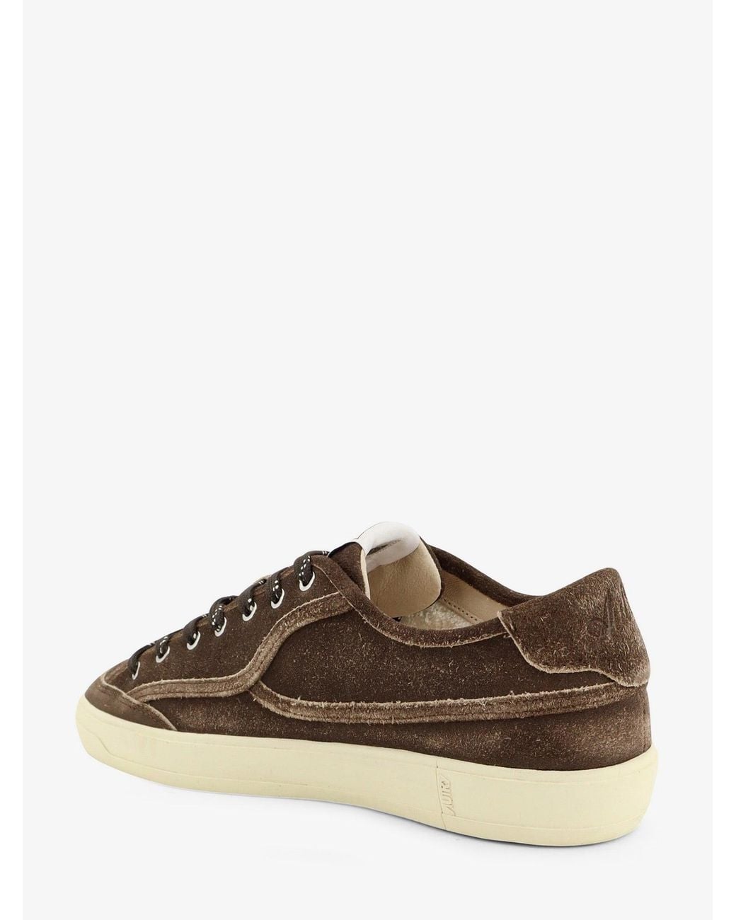 Autry Brown Windscape Suede Sneakers With Logo for men