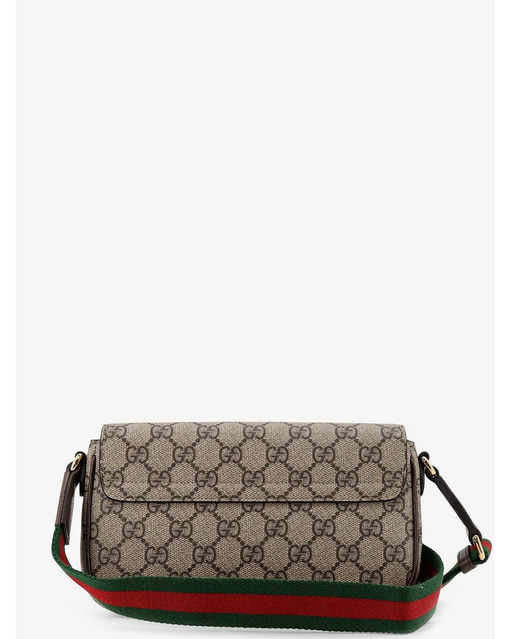 Gucci Gray Ophidia Gg Supreme Fabric Crossbody Bag