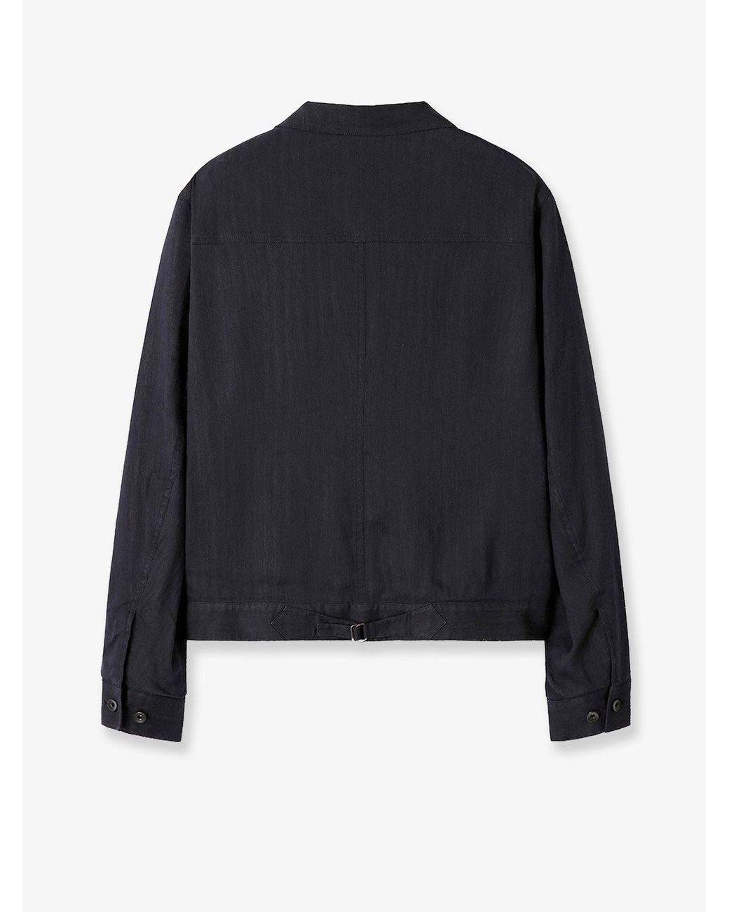 TONYWACK Blue Linen Blend Jacket for men