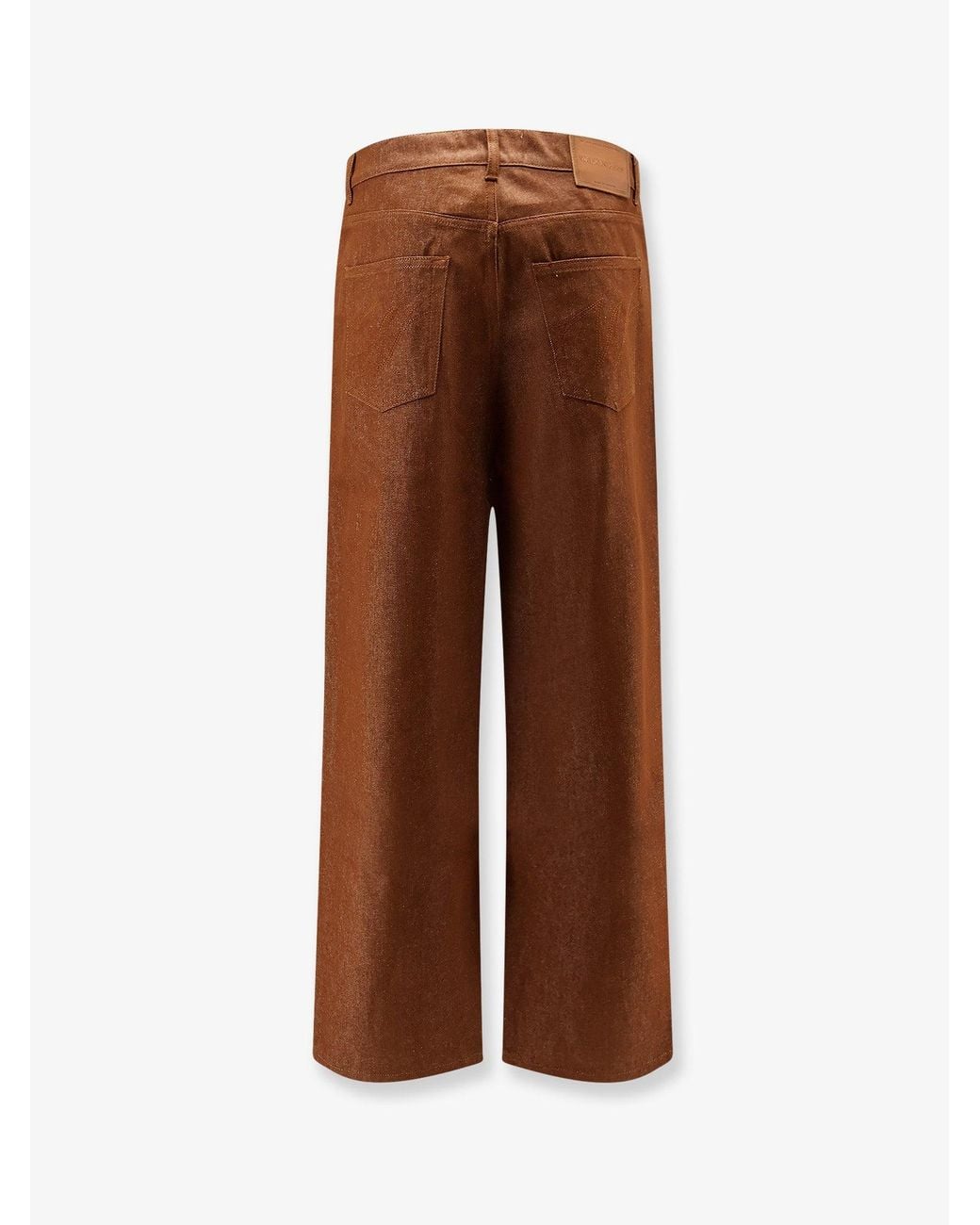 Walk In Paris Brown Baggy Denim Trousers for men