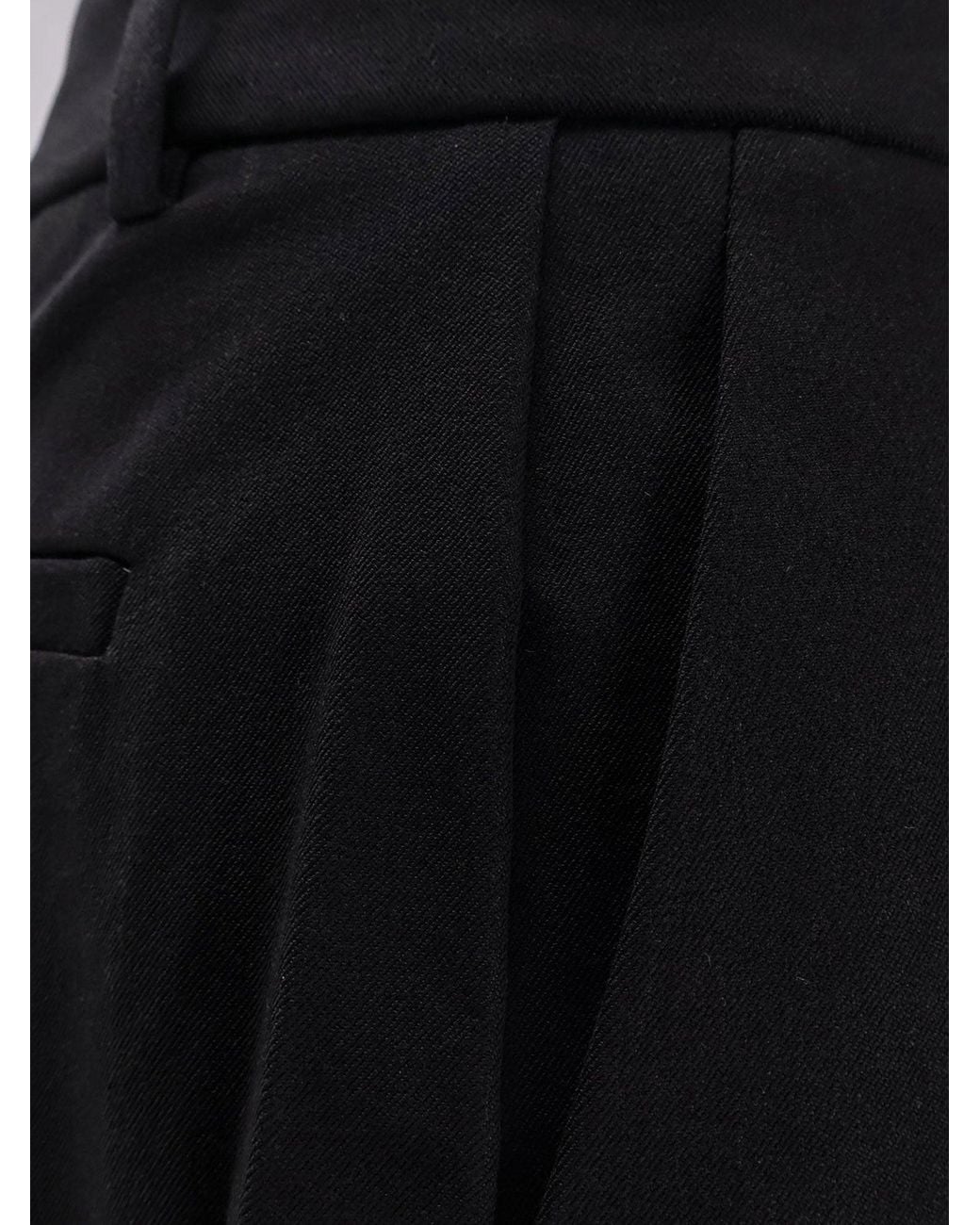 Joseph Black Cotton Blend Trousers