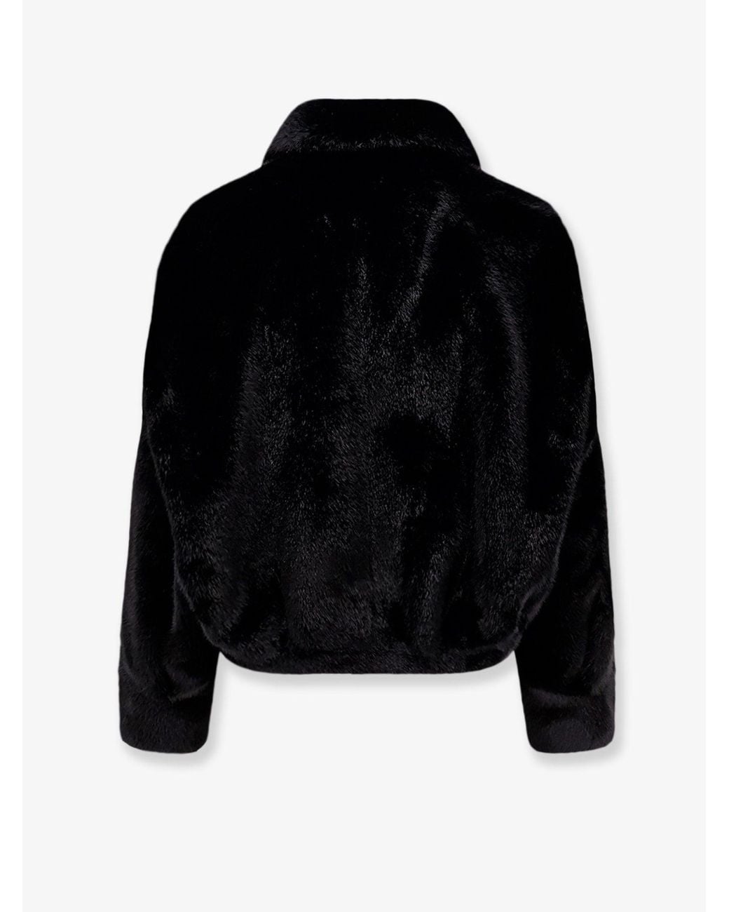 VALENTINI 1972 Black Faux Mink Jacket