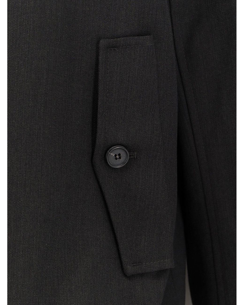 TONYWACK Black Wool Blend Jacket for men