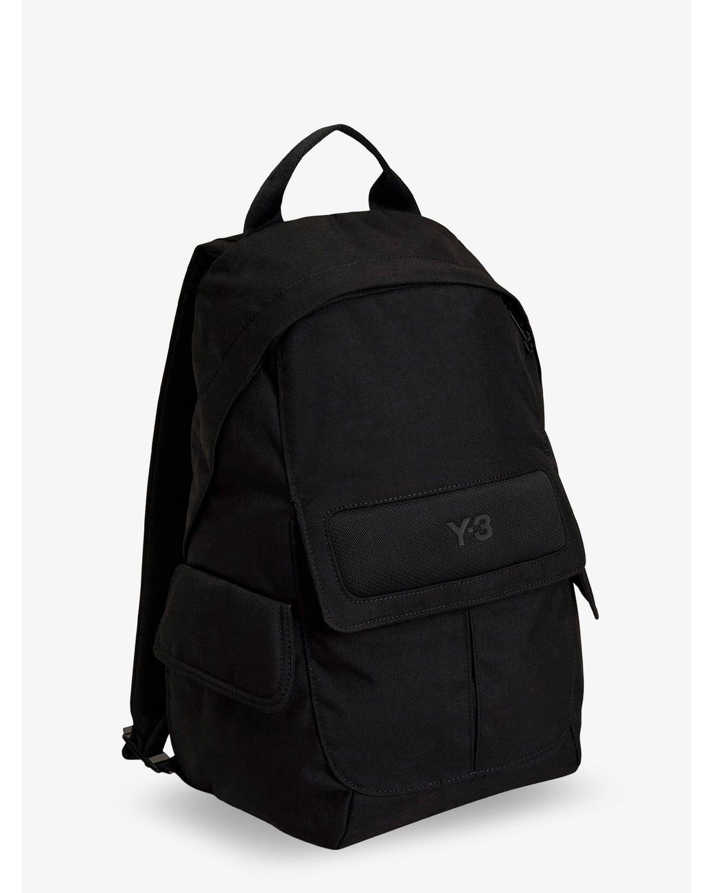 Y-3 Black Nylon Backpack for men