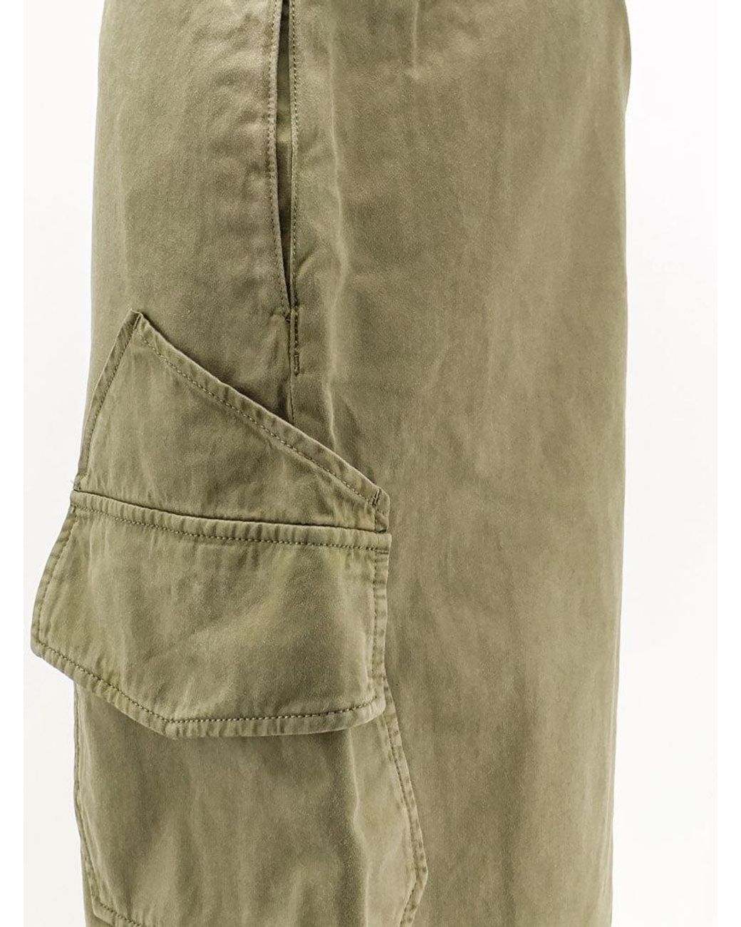 Loewe Green Paulas Ibiza Cotton Cargo Bermuda Shorts for men