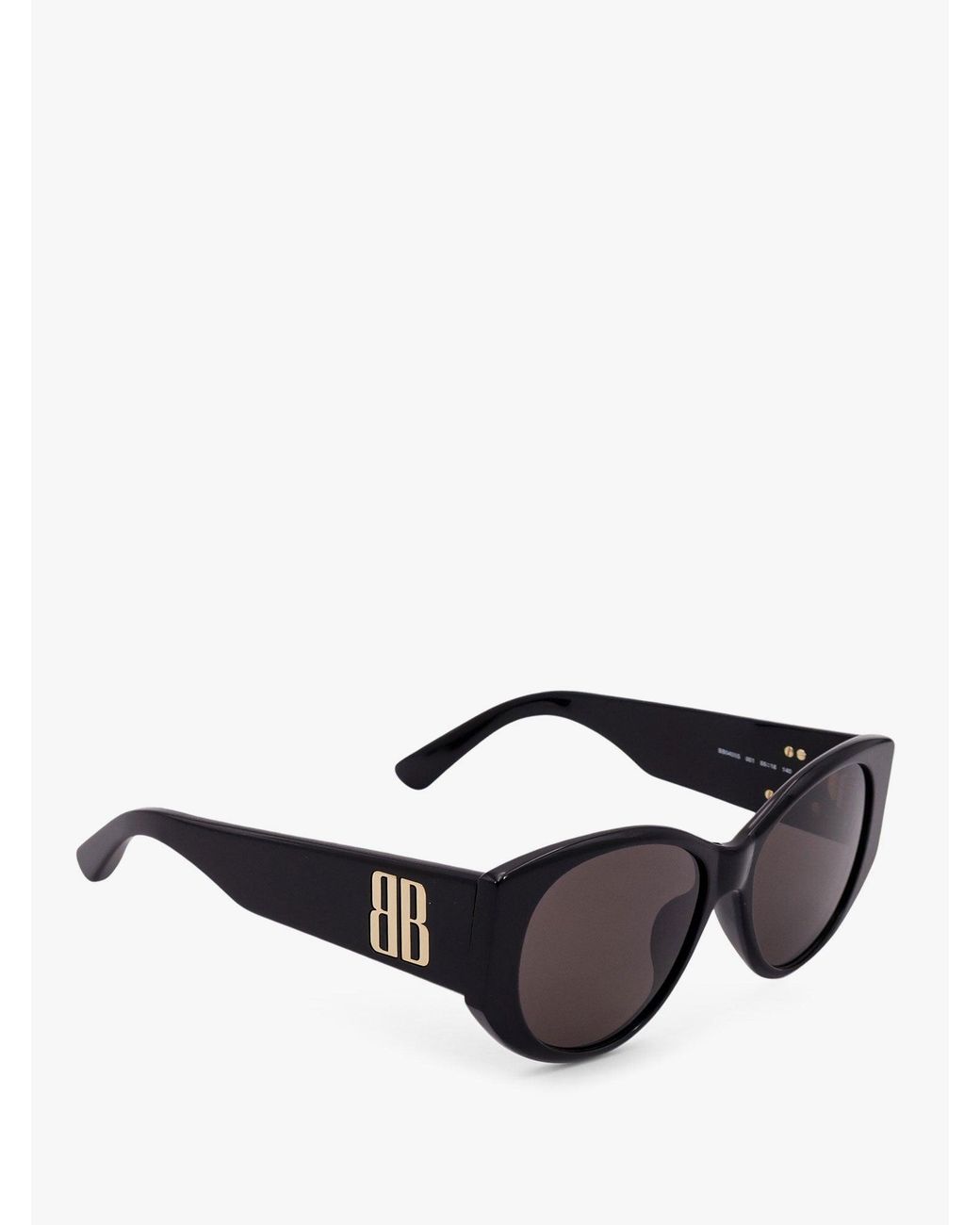Balenciaga Black Acetate Sunglasses